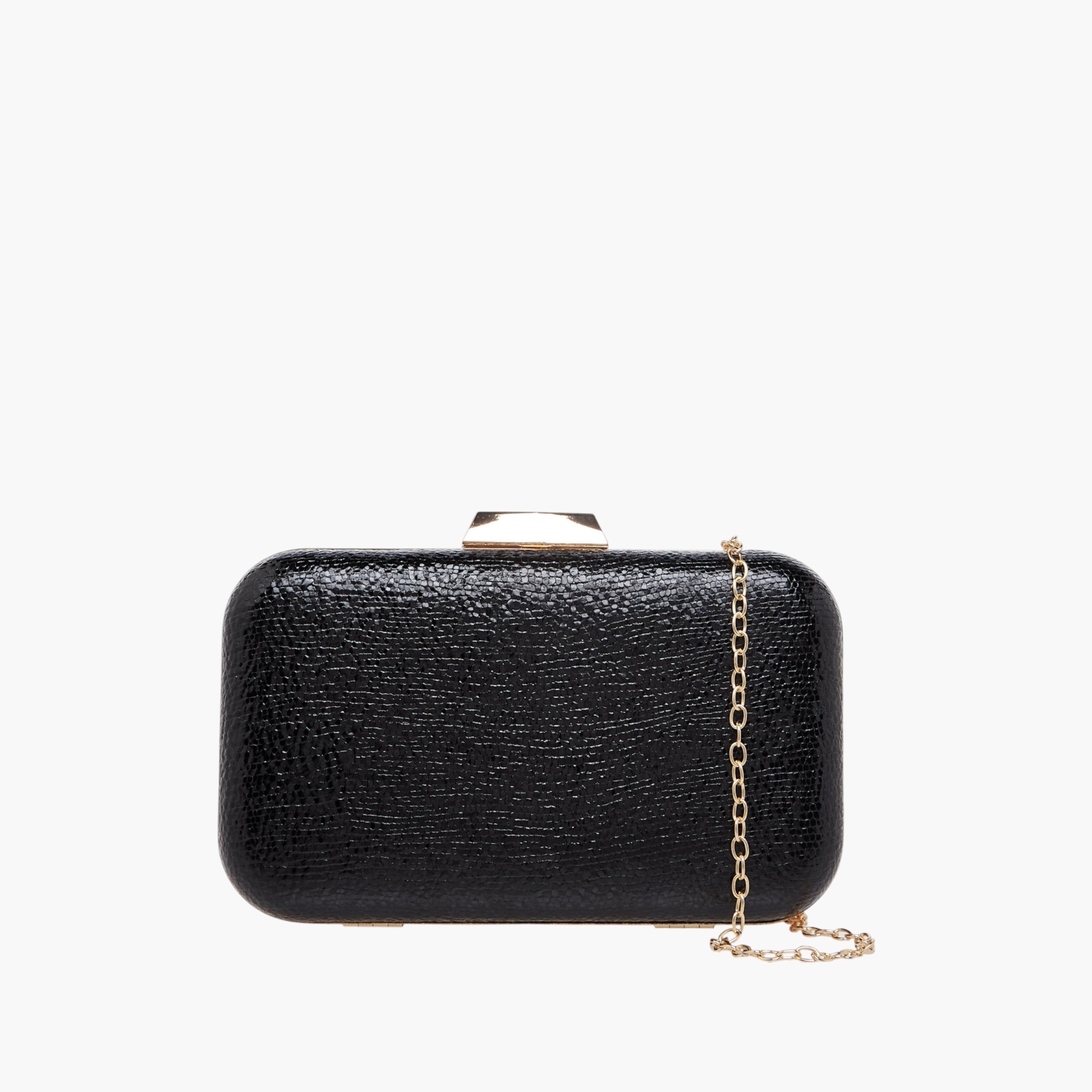 Flora Bella Textured Clutch with Detachable Chain Strap-women-bagsandwallets-handbags-image-1