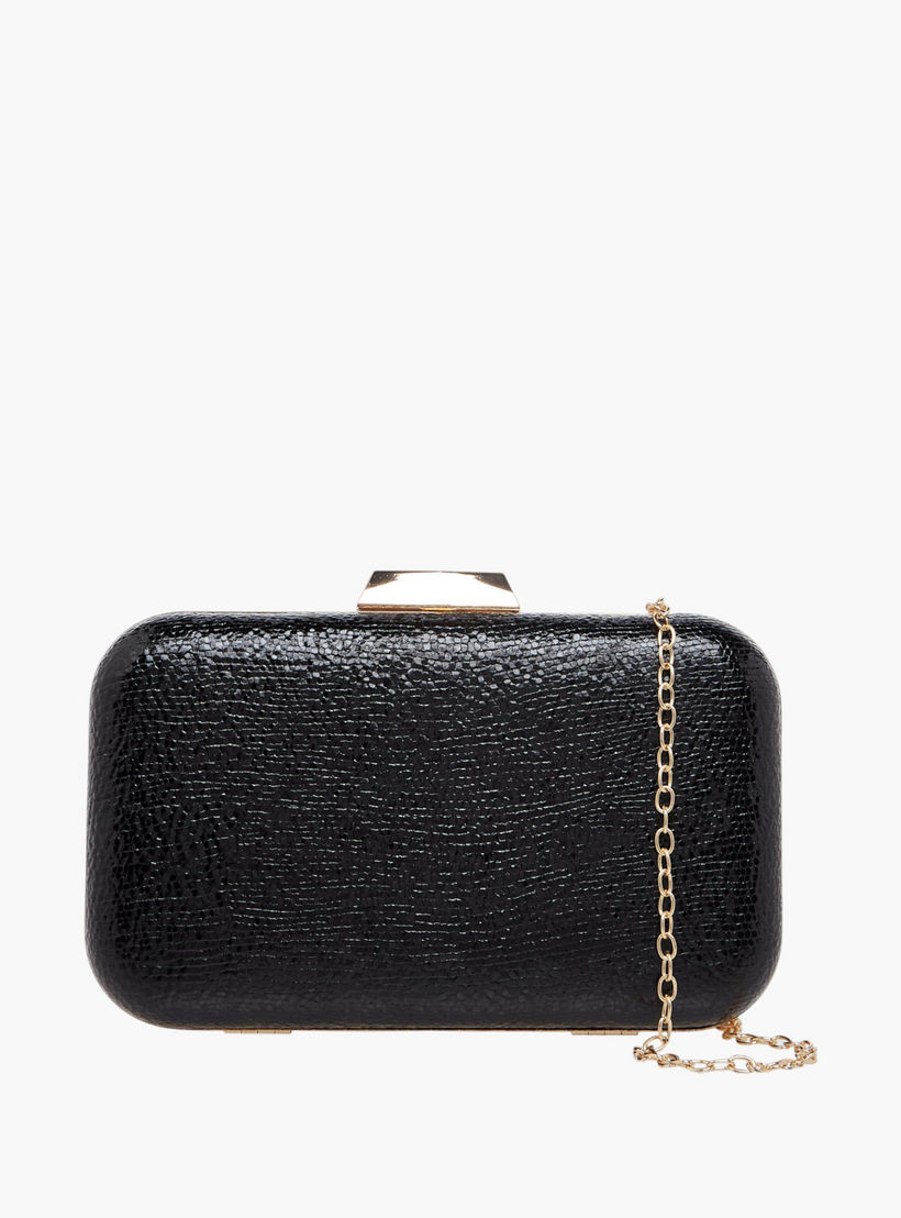 Flora Bella Textured Clutch with Detachable Chain Strap-women-bagsandwallets-handbags-image-1