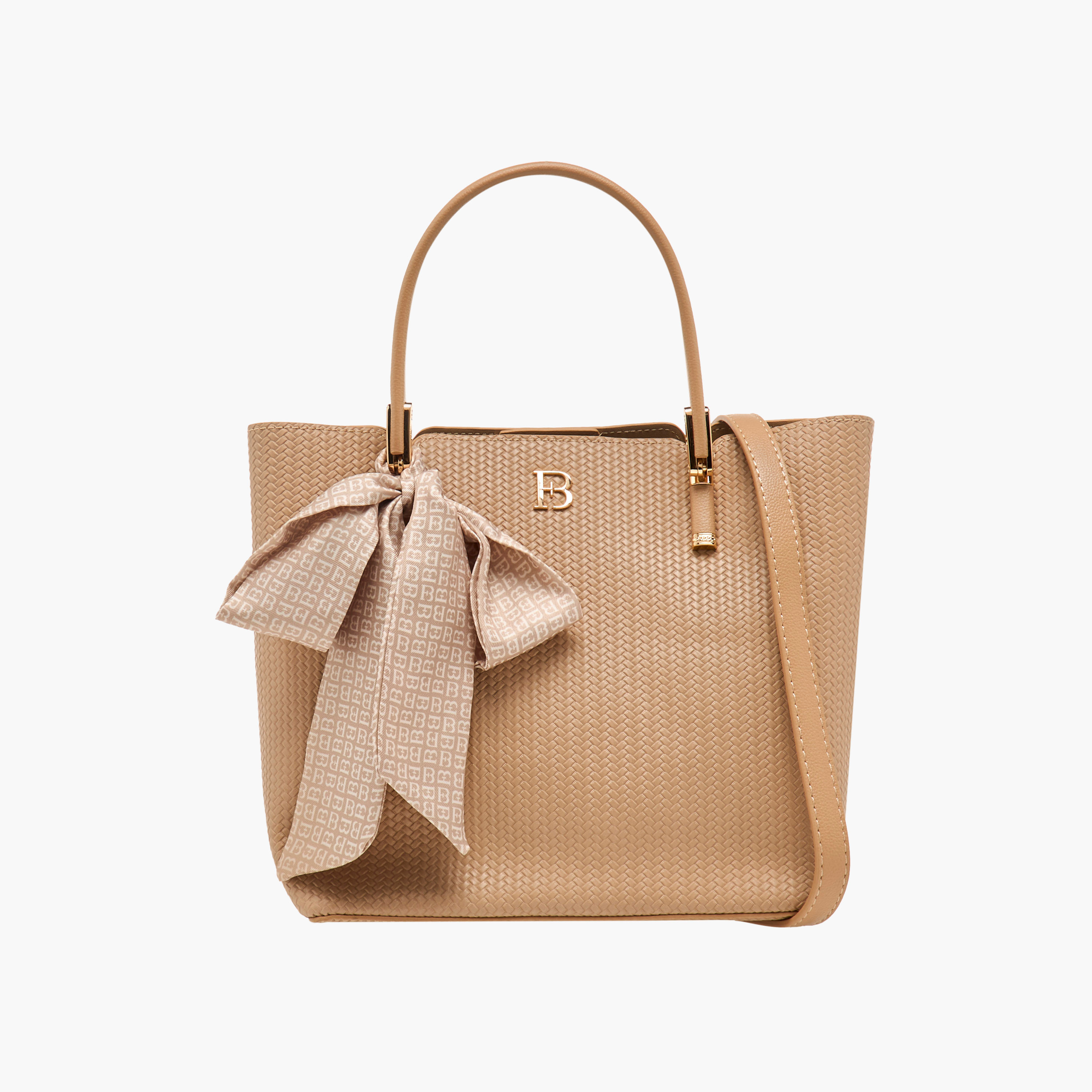 Flora Bella Scarf Accent Tote Bag with Detachable Strap-women-bagsandwallets-handbags-image-1