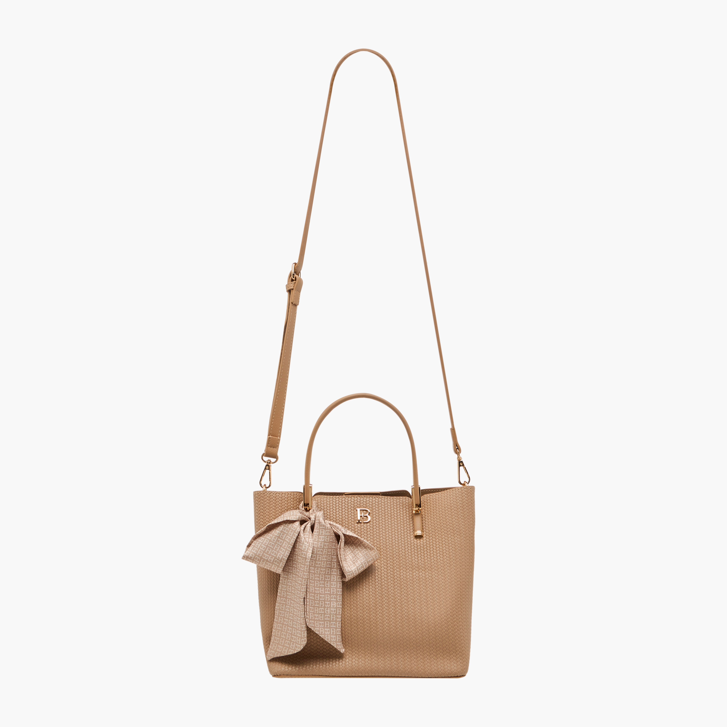 Flora Bella Scarf Accent Tote Bag with Detachable Strap-women-bagsandwallets-handbags-image-2