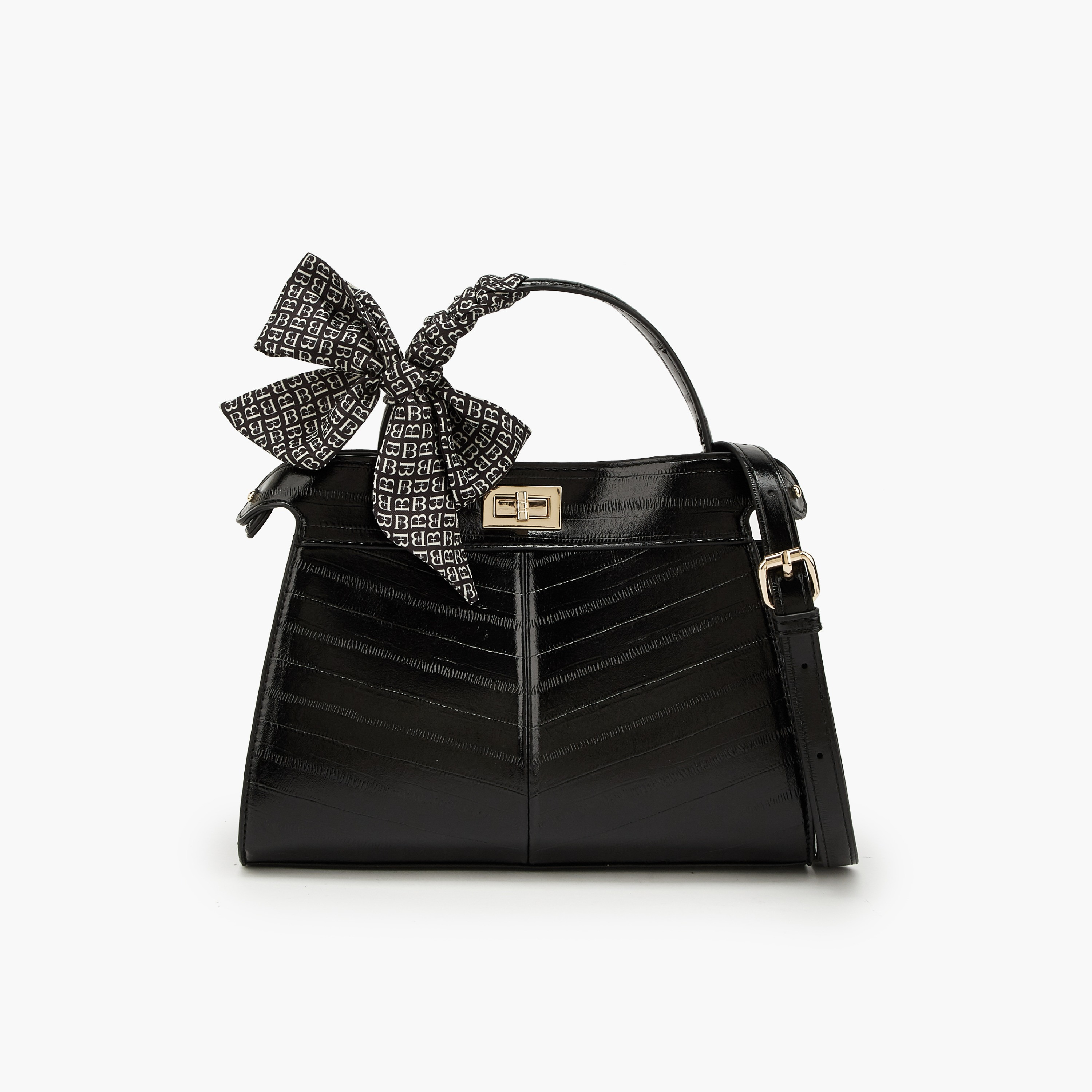 شنطة ساتشيل بارزة الملمس مع وشاح من فلورا بيلا-women-bagsandwallets-handbags-image-1