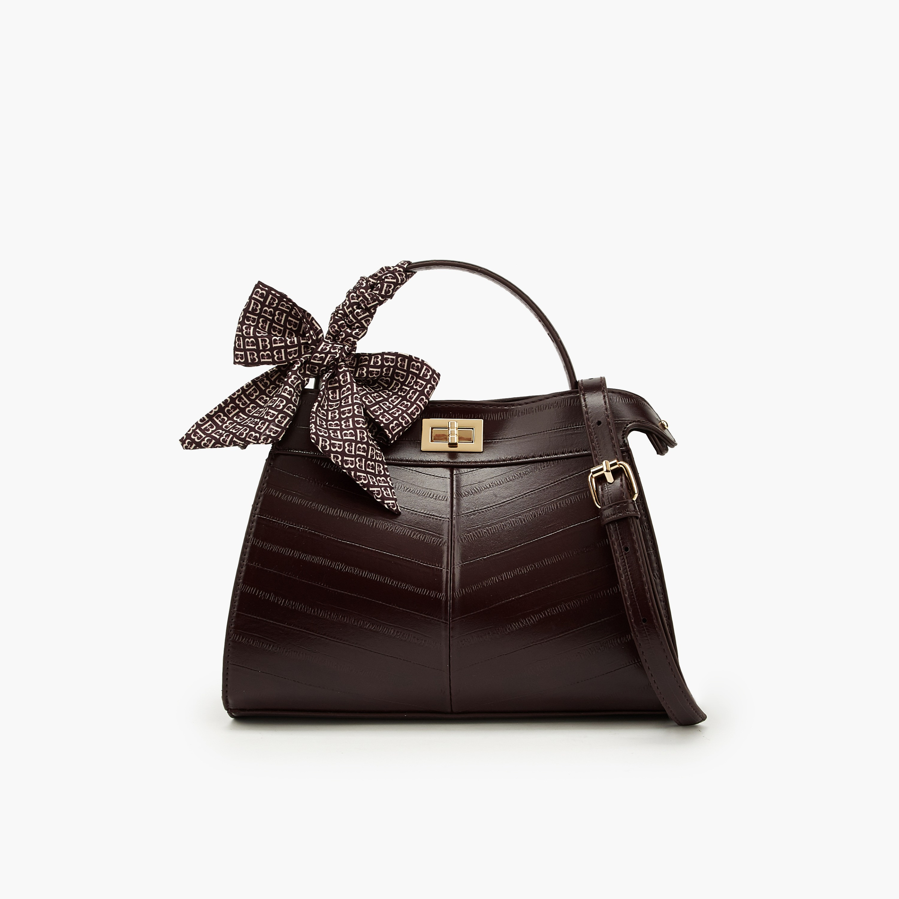 شنطة ساتشيل بارزة الملمس مع وشاح من فلورا بيلا-women-bagsandwallets-handbags-image-1