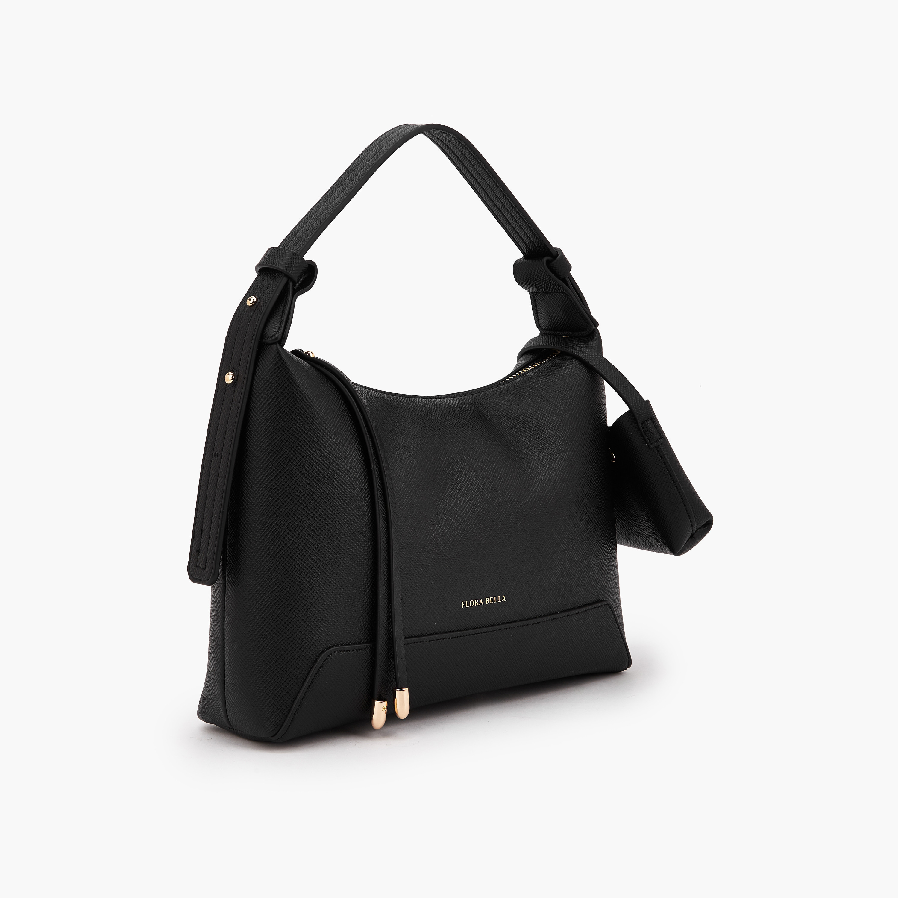 شنطة كتف بارزة الملمس بتفاصيل زينة جيب من فلورا بيلا-women-bagsandwallets-handbags-image-3