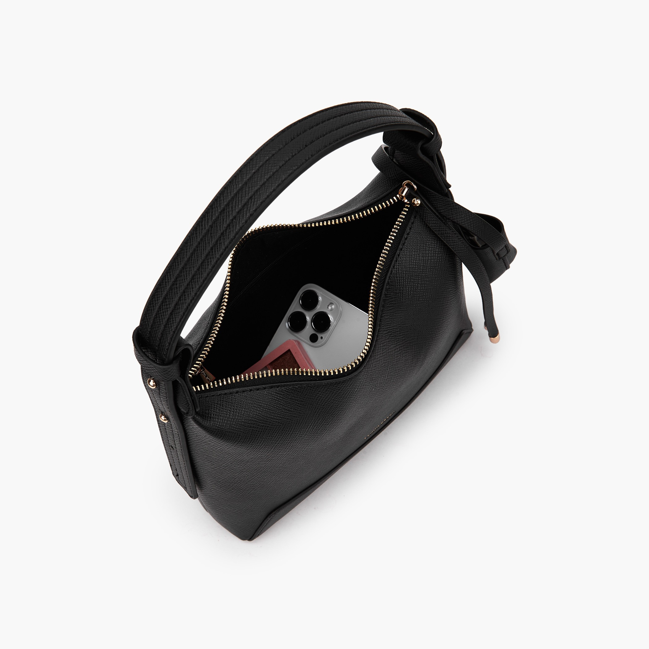 شنطة كتف بارزة الملمس بتفاصيل زينة جيب من فلورا بيلا-women-bagsandwallets-handbags-image-8