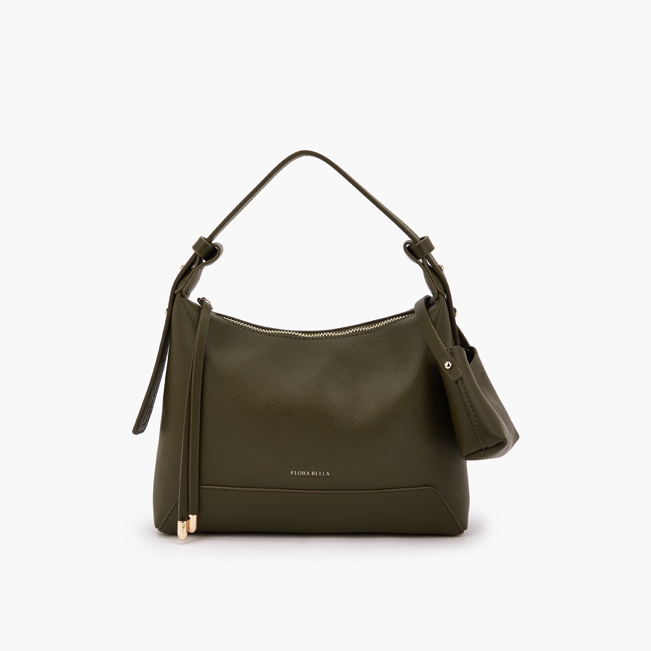 شنطة كتف بارزة الملمس بتفاصيل زينة جيب من فلورا بيلا-women-bagsandwallets-handbags-image-1