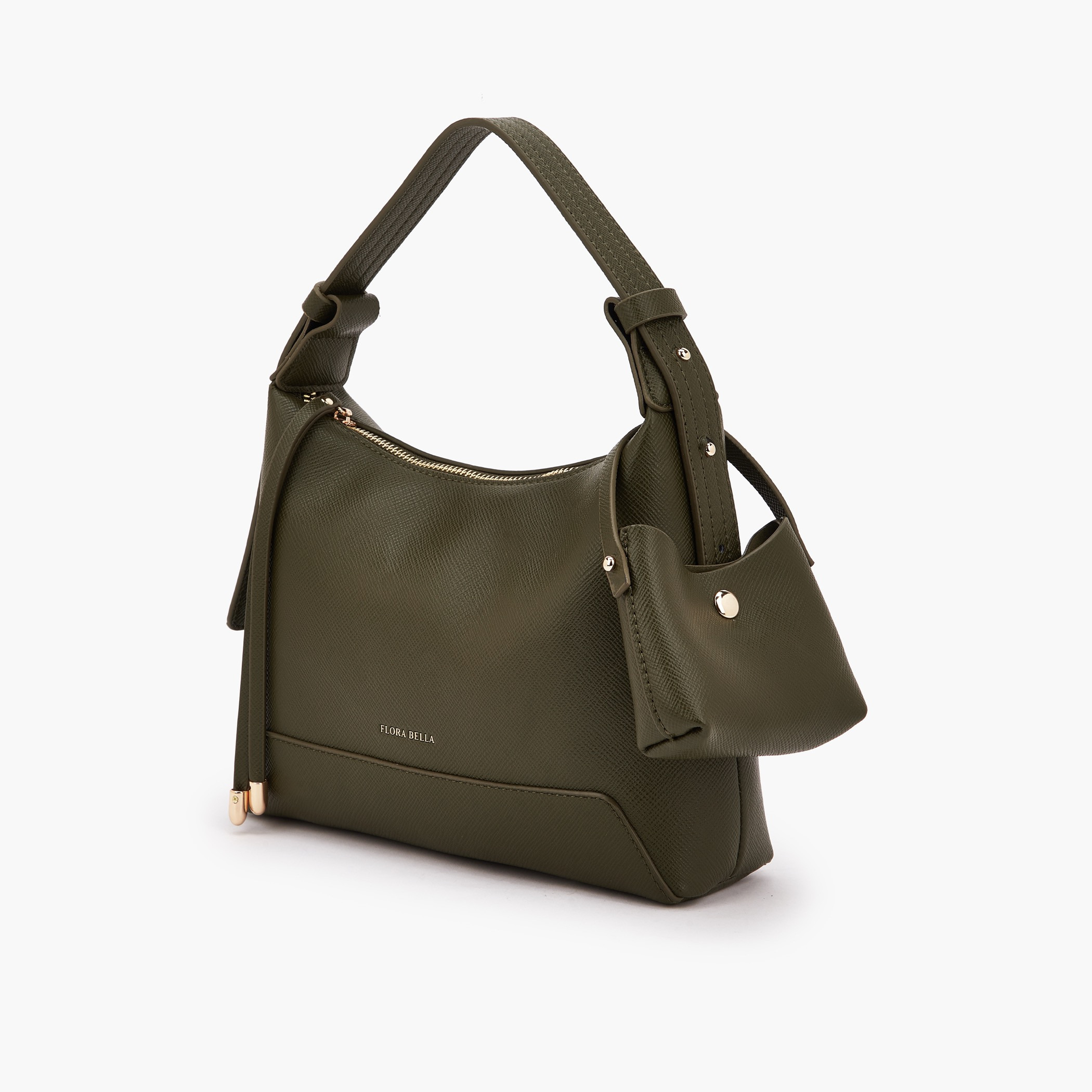 شنطة كتف بارزة الملمس بتفاصيل زينة جيب من فلورا بيلا-women-bagsandwallets-handbags-image-5