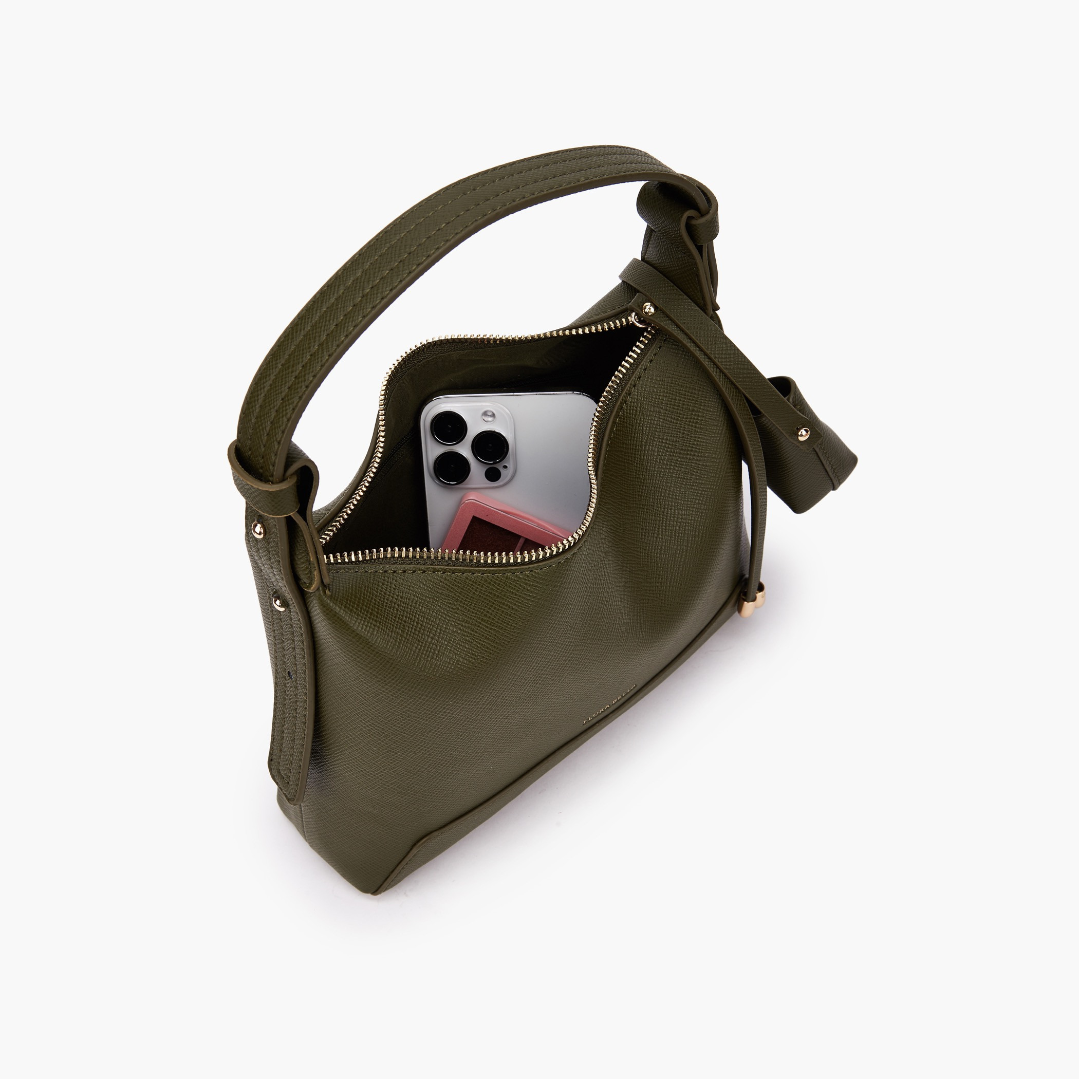 شنطة كتف بارزة الملمس بتفاصيل زينة جيب من فلورا بيلا-women-bagsandwallets-handbags-image-8