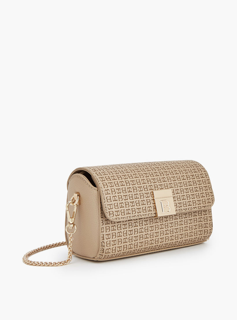 Flora Bella Monogram Print Crossbody Bag with Chain Strap-women-bagsandwallets-handbags-image-4