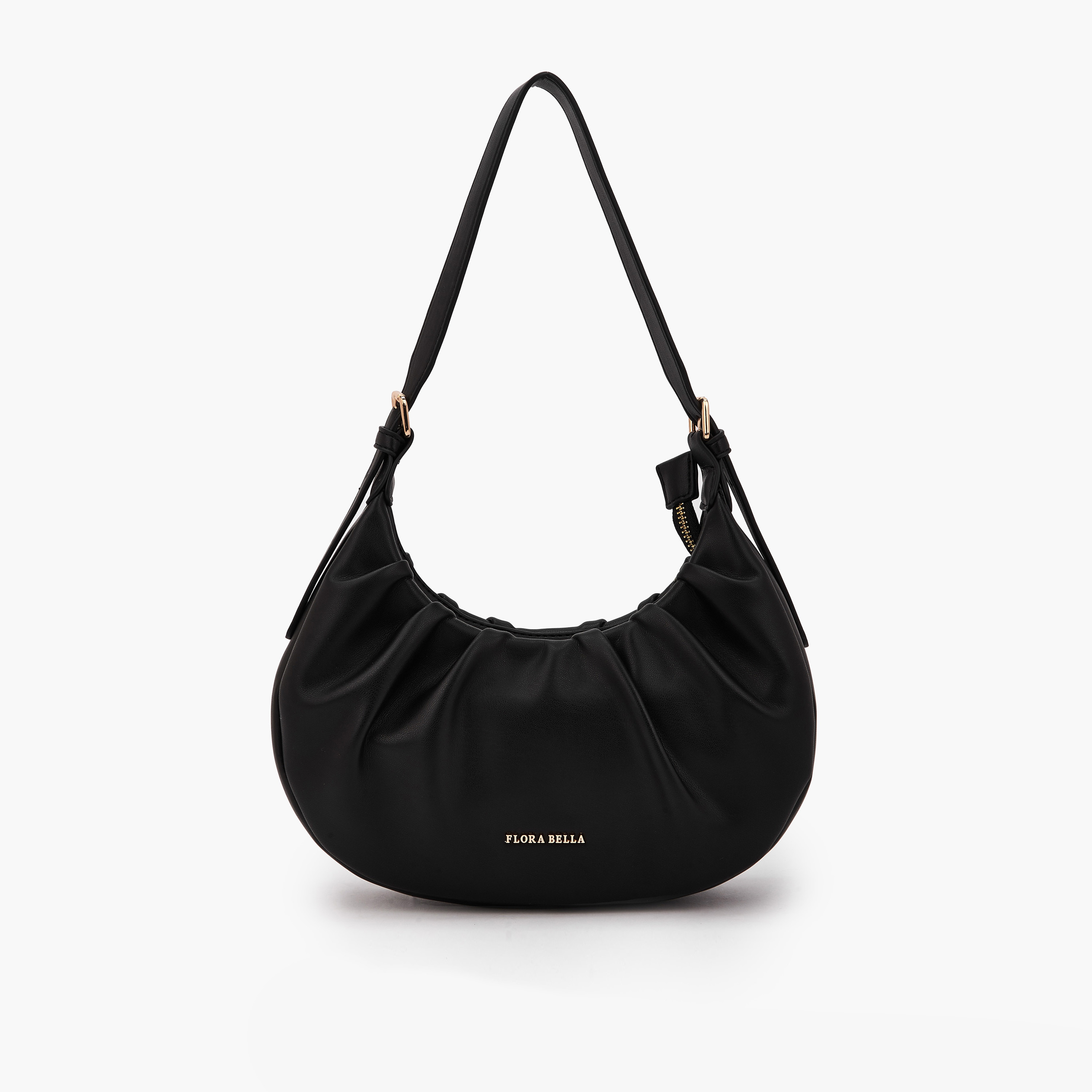 شنطة كتف بكشكش وسحاب إغلاق من فلورا بيلا-women-bagsandwallets-handbags-image-1