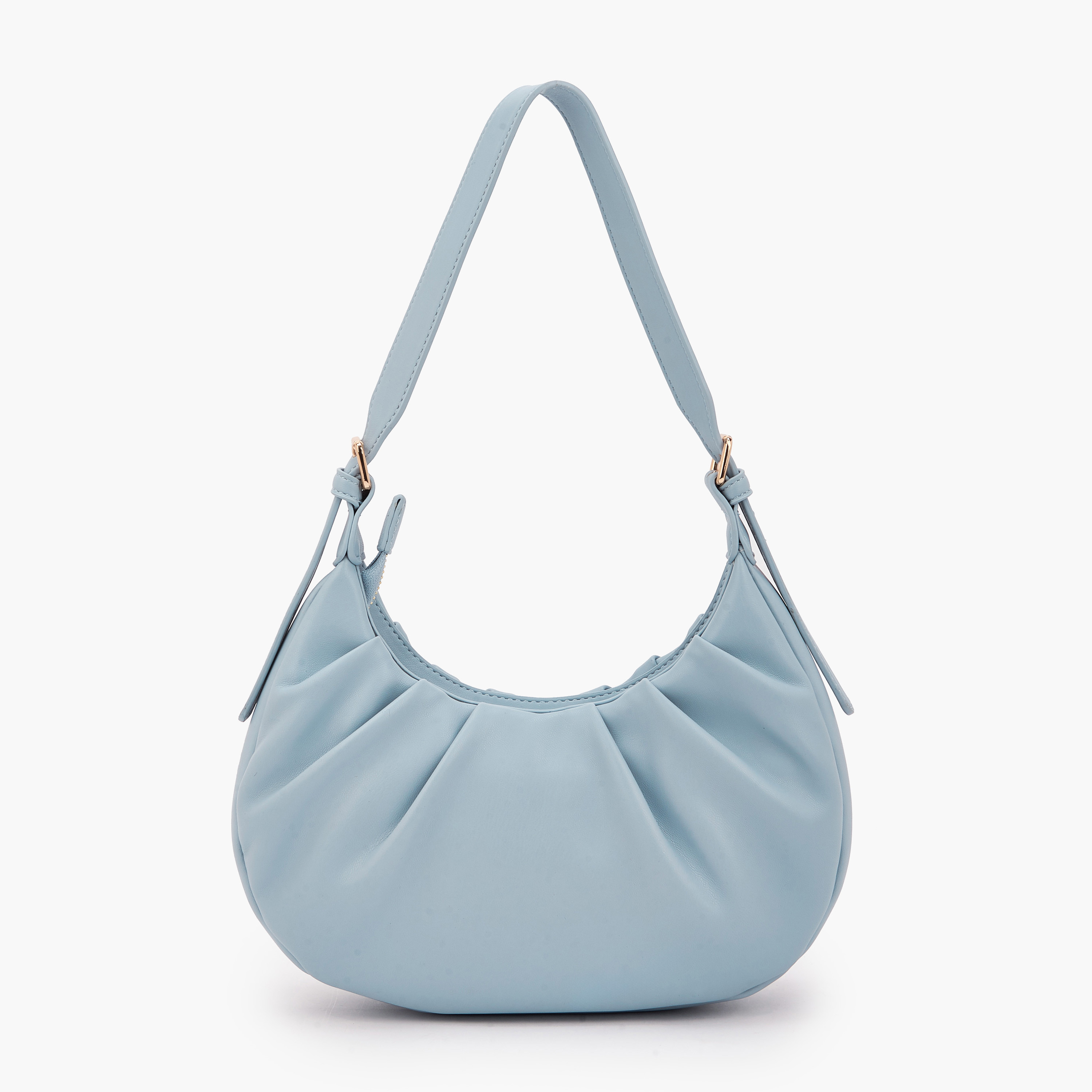 شنطة كتف بكشكش وسحاب إغلاق من فلورا بيلا-women-bagsandwallets-handbags-image-4