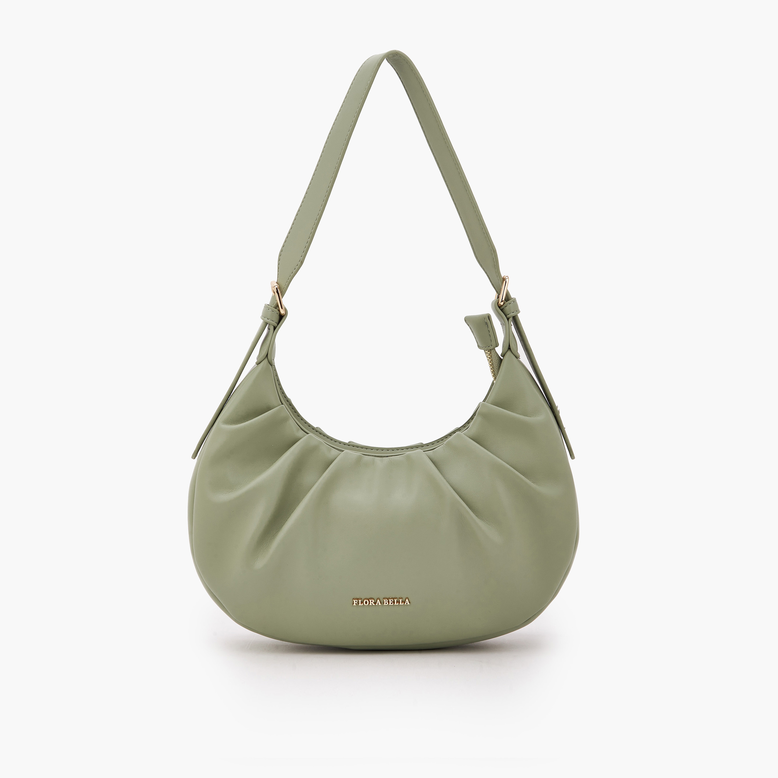 شنطة كتف بكشكش وسحاب إغلاق من فلورا بيلا-women-bagsandwallets-handbags-image-1