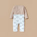Juniors Bicycle Print Sleepsuit with Overlay and Button Closure-Sleepsuits-thumbnailMobile-3