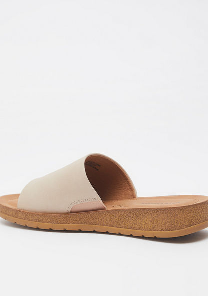 Le Confort Open Toe Slide Sandals-Women%27s Flat Sandals-image-2
