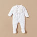 Juniors Teddy Bear Embroidered Sleepsuit with Lace Detail and Long Sleeves-Sleepsuits-thumbnailMobile-0