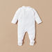 Juniors Teddy Bear Embroidered Sleepsuit with Lace Detail and Long Sleeves-Sleepsuits-thumbnail-1