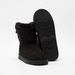 Missy Solid High Slip-On Shaft Boots with Bow and Fur Accents-Women%27s Boots-thumbnailMobile-4