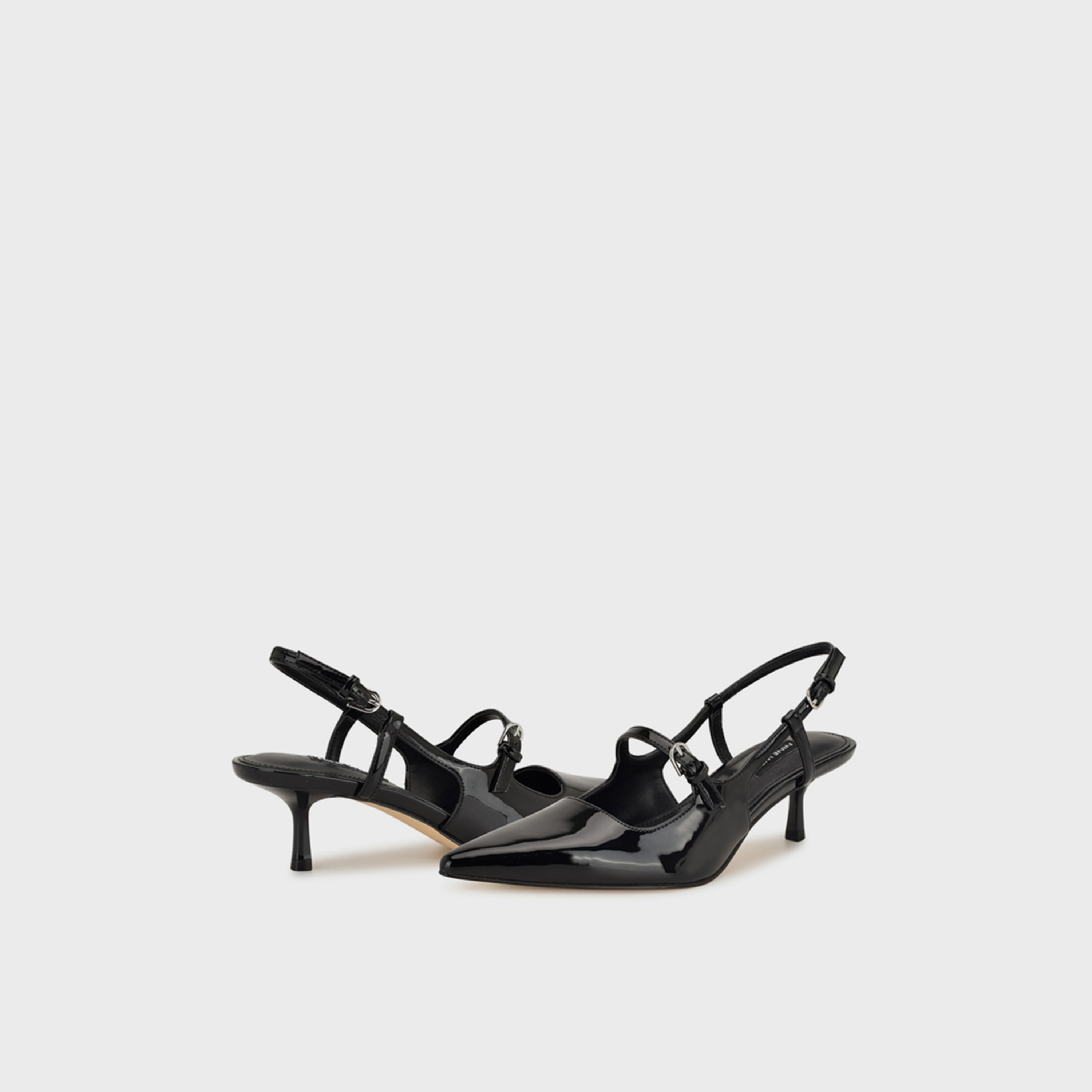 ناين ويست - حذاء نسائي بكعب صغير بإبزيم | WNAMAYO3-women-shoes-heels-image-2