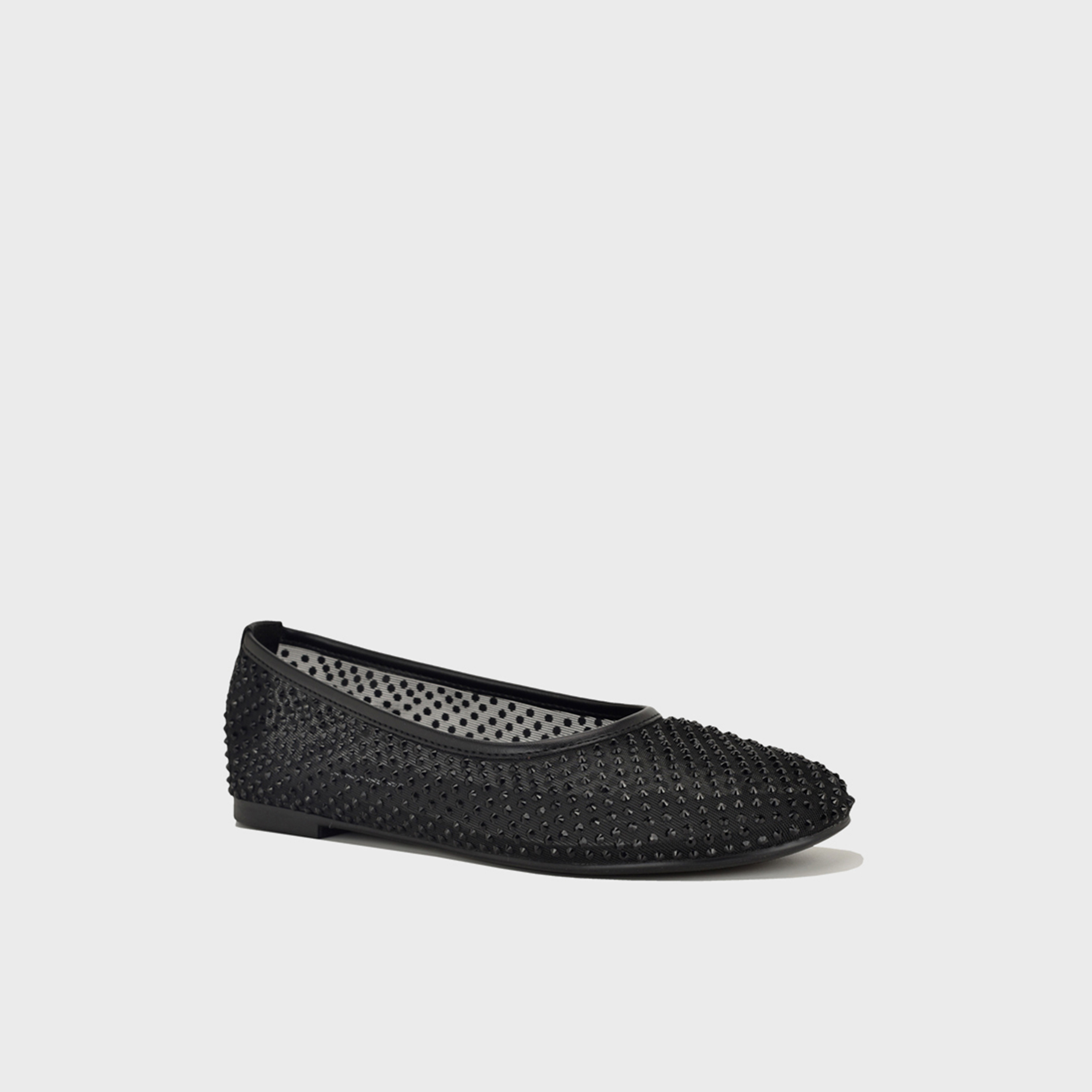 ناين ويست - حذاء باليرينا نسائي سهل الارتداء مقدمة مستديرة | WNBURNNE2-women-shoes-ballerinas-image-1