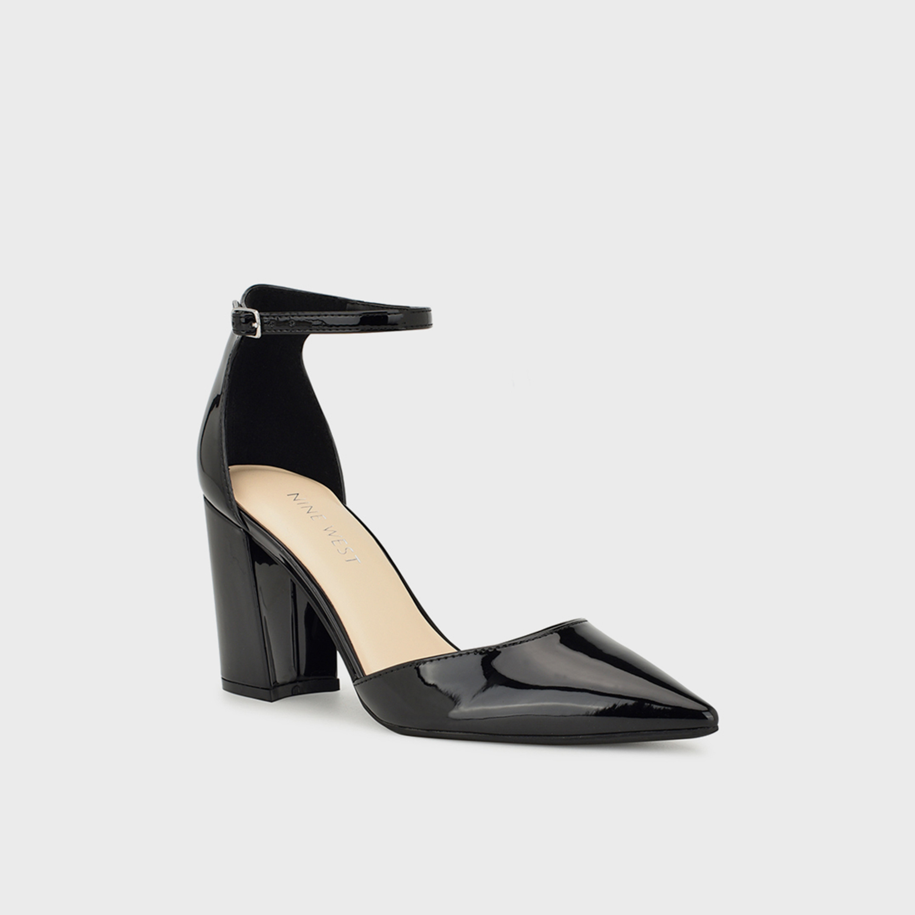 ناين ويست - حذاء بكعب سميك وحزام للنساء | WNCANSAS3-women-shoes-sandals-heeled-image-11