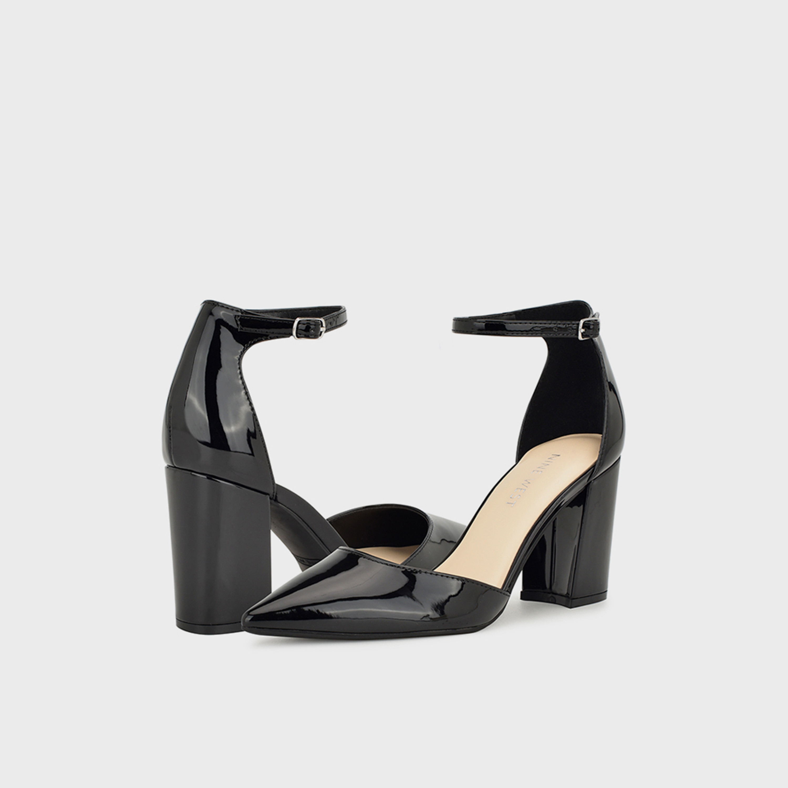 ناين ويست - حذاء بكعب سميك وحزام للنساء | WNCANSAS3-women-shoes-sandals-heeled-image-12