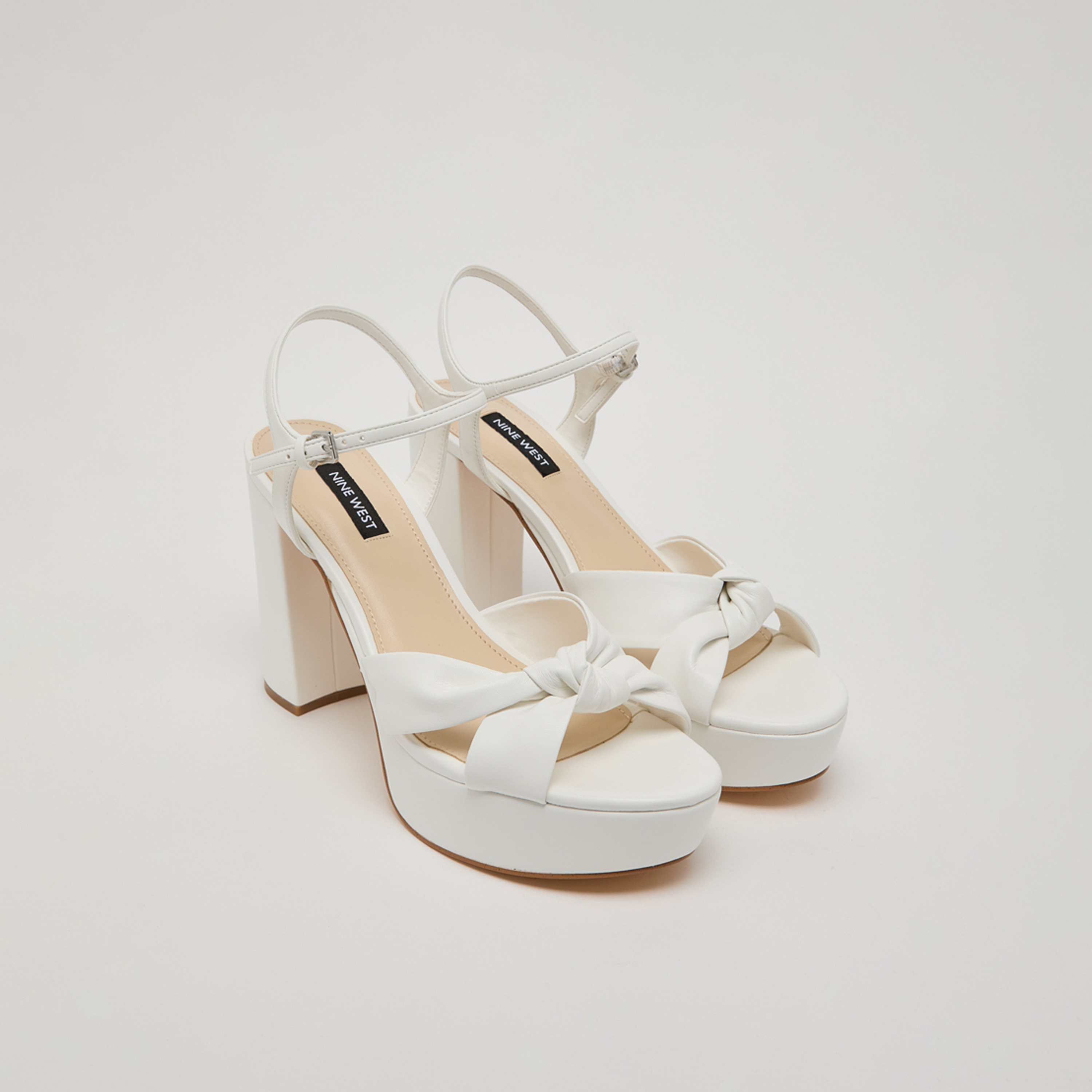 Nine West Women's Buckle Strap Block Heel Sandals | WNDENISH9-women-shoes-heels-image-1