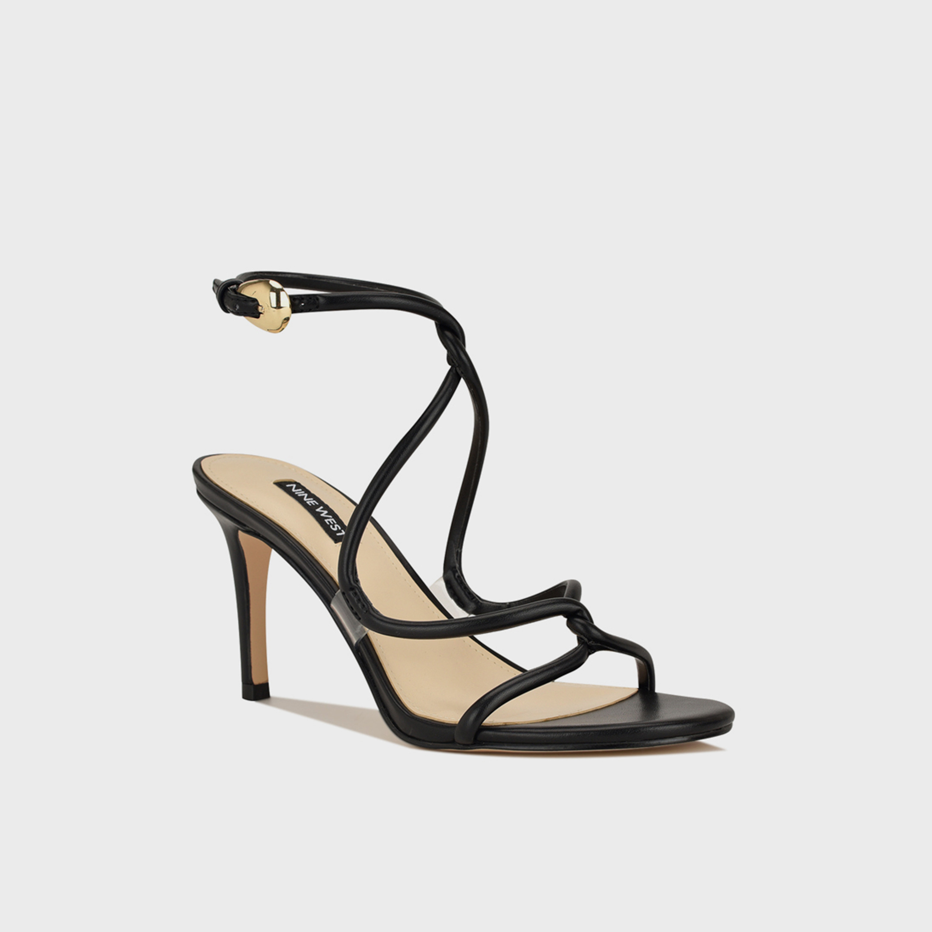 Nine West Women's Buckle Strap Stiletto Heel Sandals | WNEMERILA3-women-shoes-heels-image-1