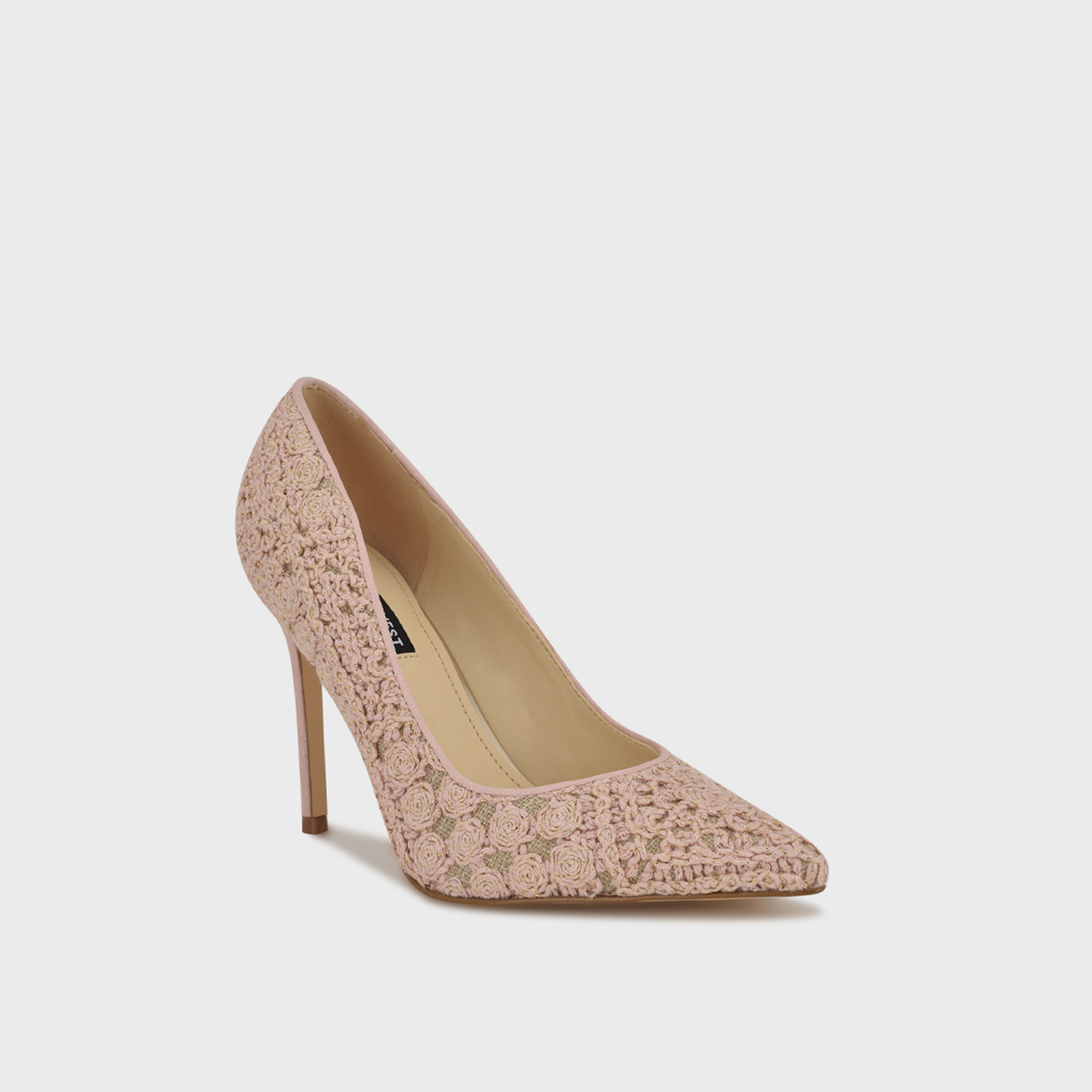 Nine West Women Slip-On Stiletto Pumps | WNFRESHP2-CROCHET-women-shoes-heels-image-1