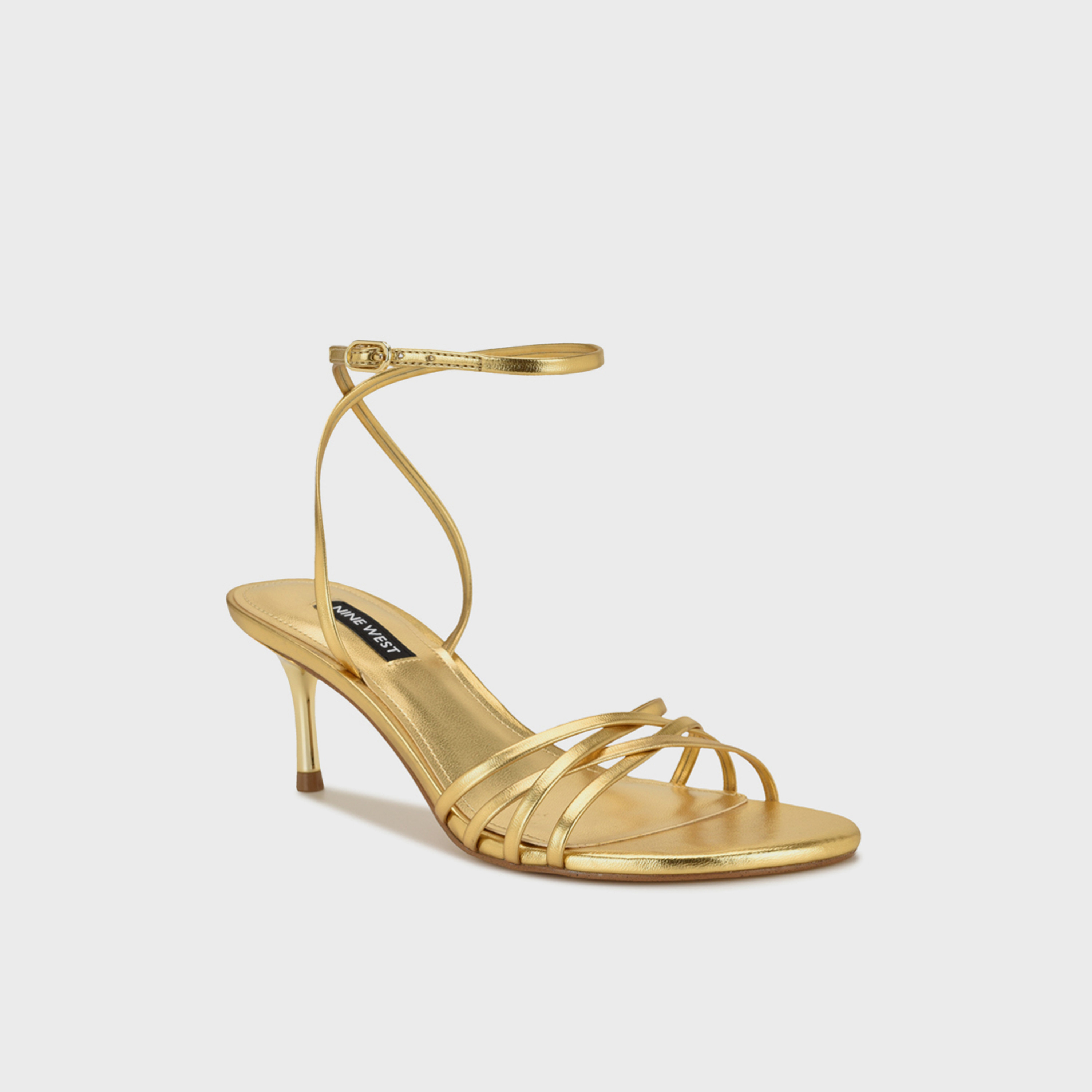 Nine West Women's Buckle Strap Stiletto Heel Sandals | WNGAZEY3-women-shoes-heels-image-1