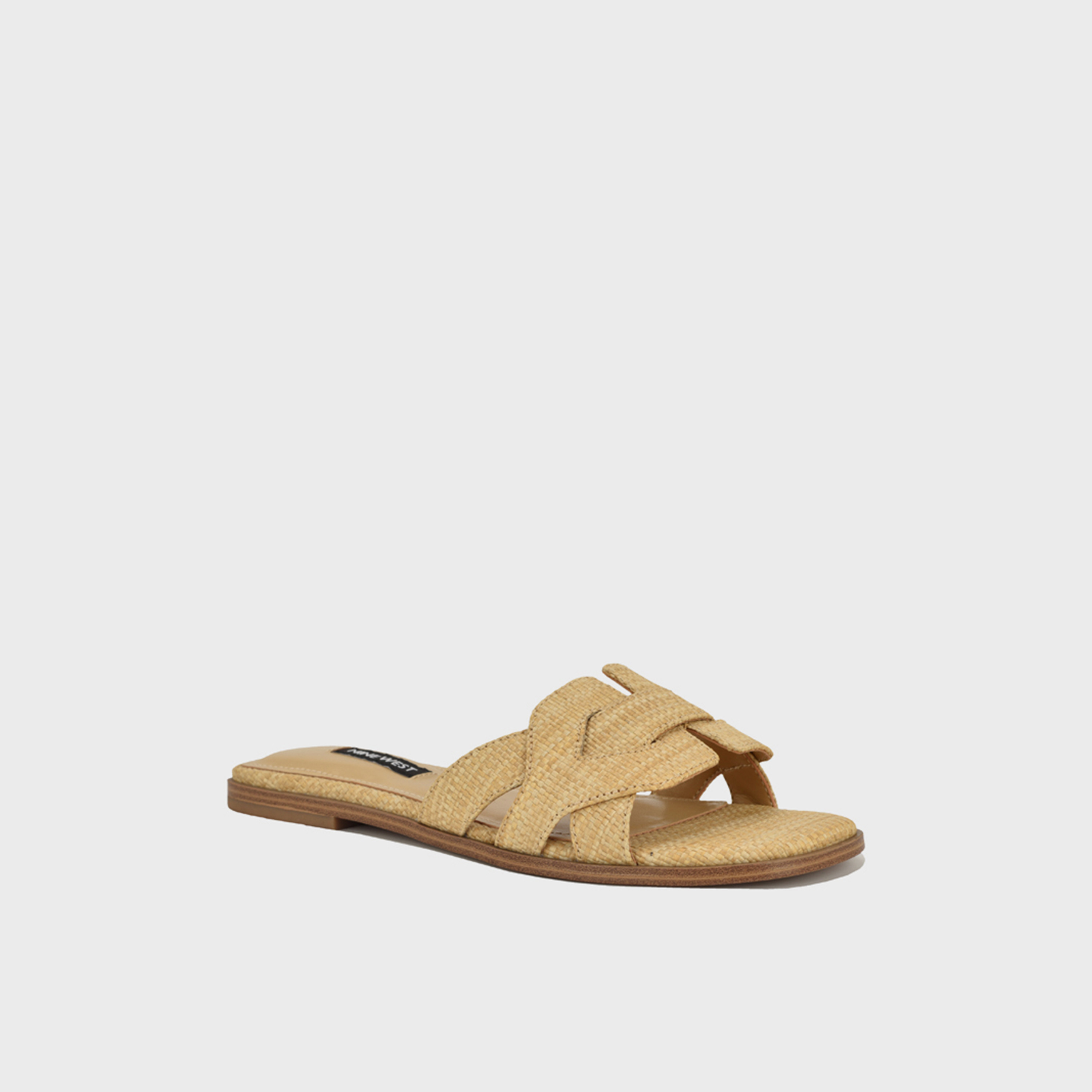 ناين ويست - صندل نسائي مسطح سهل الارتداء | WNGINSAN2-women-shoes-sandals-flats-image-1