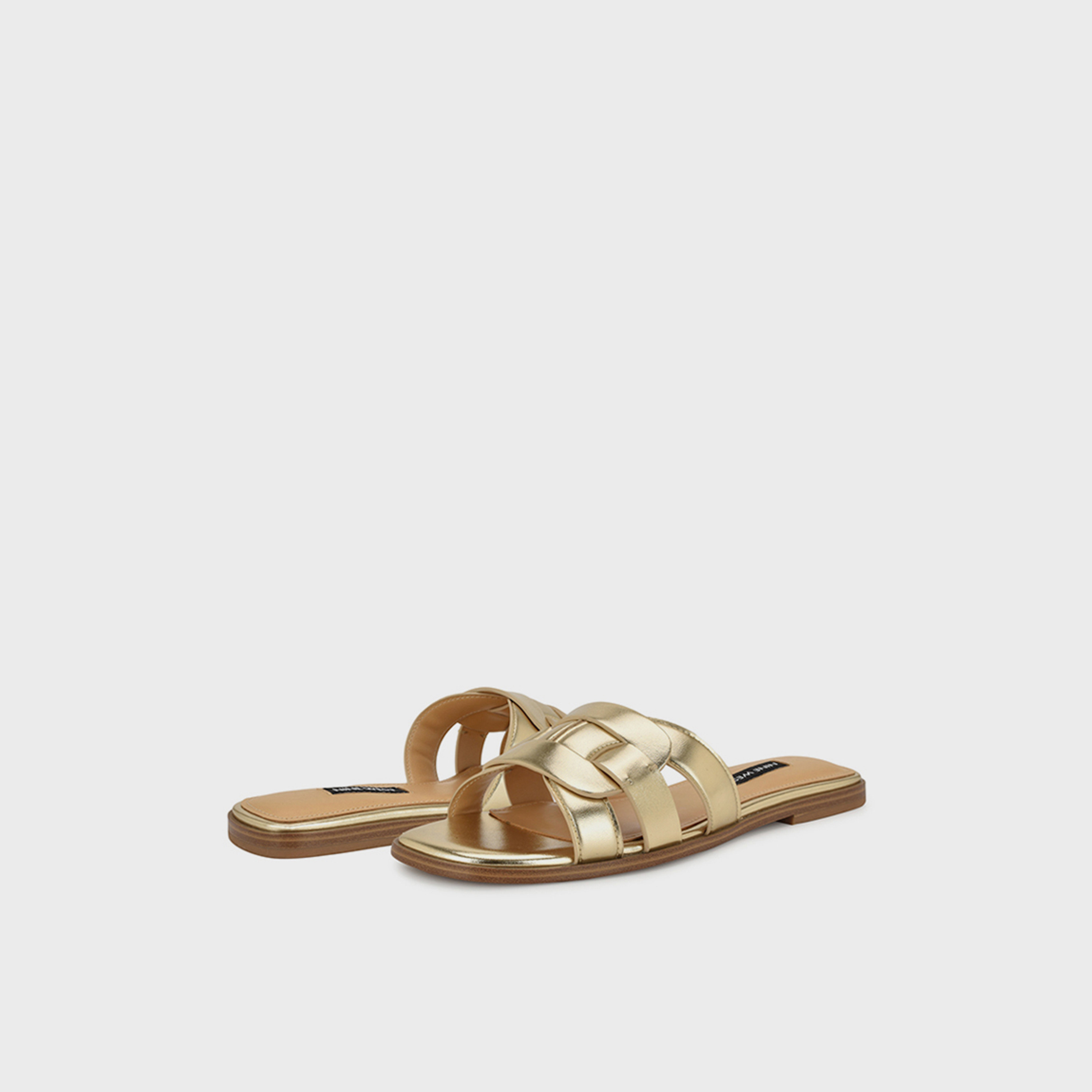 Nine West Women's Slip-On Flat Slide Sandals | WNGLORIE3-women-shoes-sandals-flats-image-2