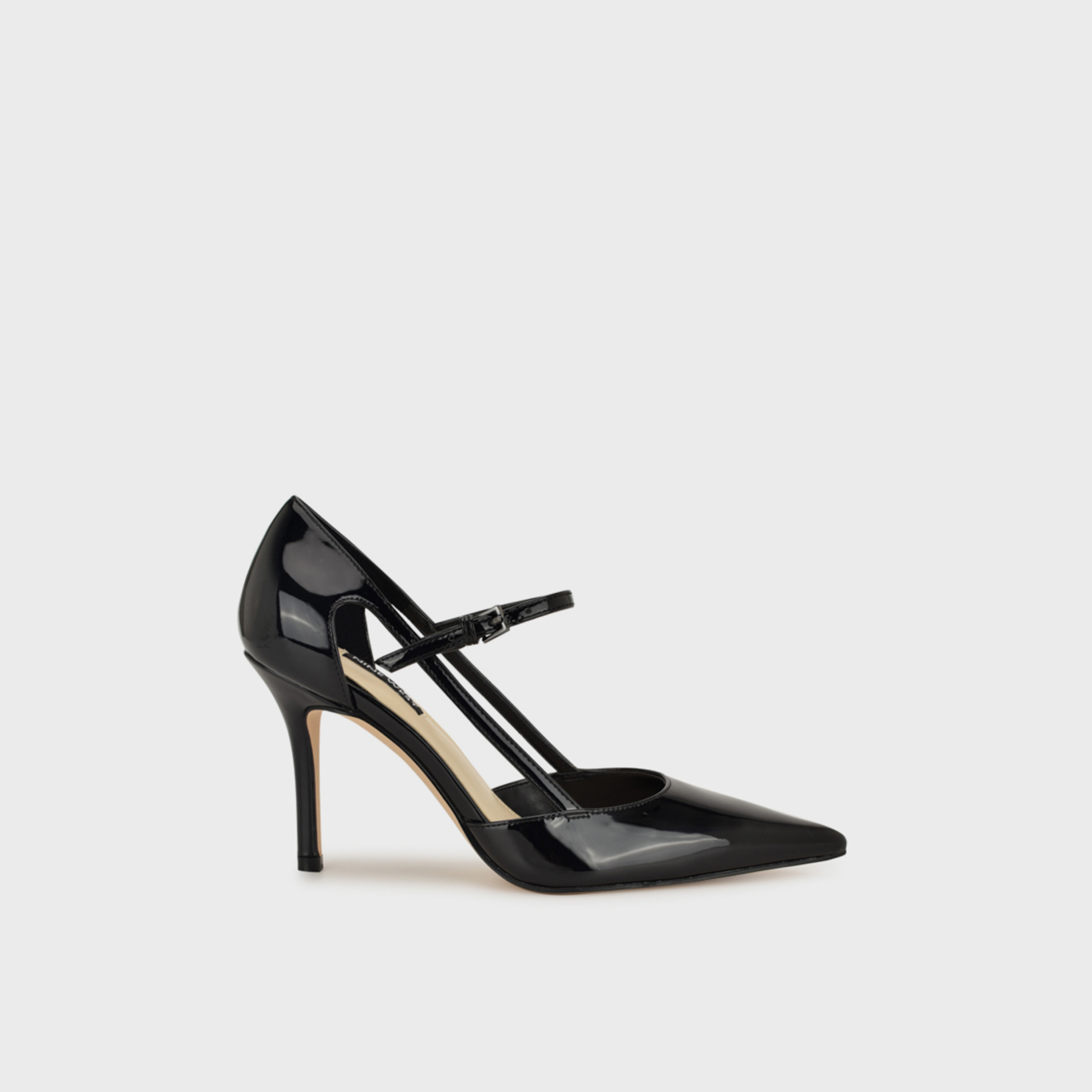 ناين ويست - حذاء نسائي بكعب عالٍ مدبب بإبزيم | WNGORGIE3-women-shoes-heels-image-4