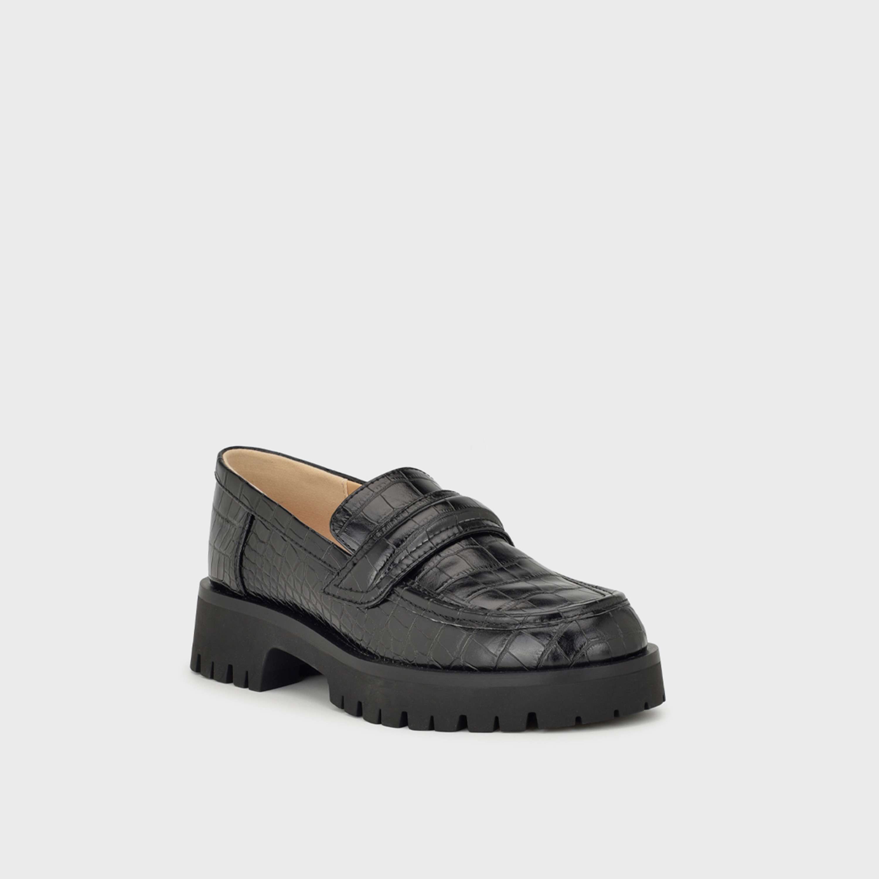 ناين ويست - حذاء لوفر سهل الارتداء كعب سميك للنساء | WNGURY3-women-shoes-loafersandmoccasins-image-1