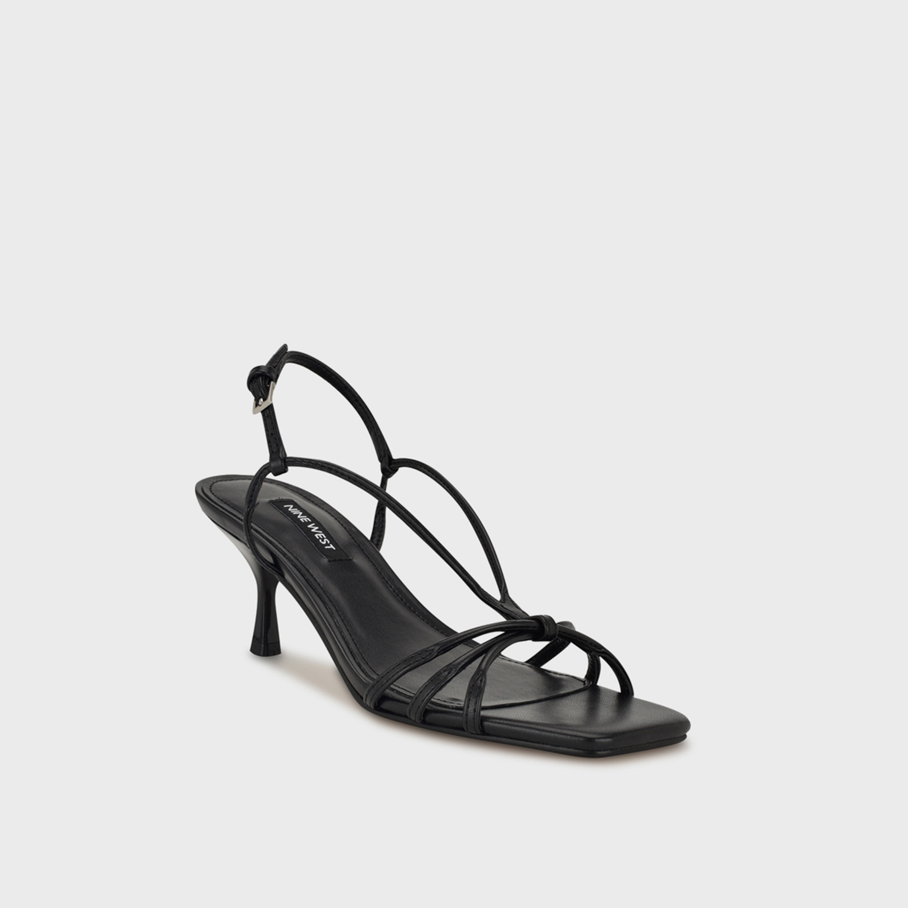 ناين ويست - حذاء بكعب قصير وحزام إبزيم للنساء | WNHADSLY3-women-shoes-sandals-heeled-image-1