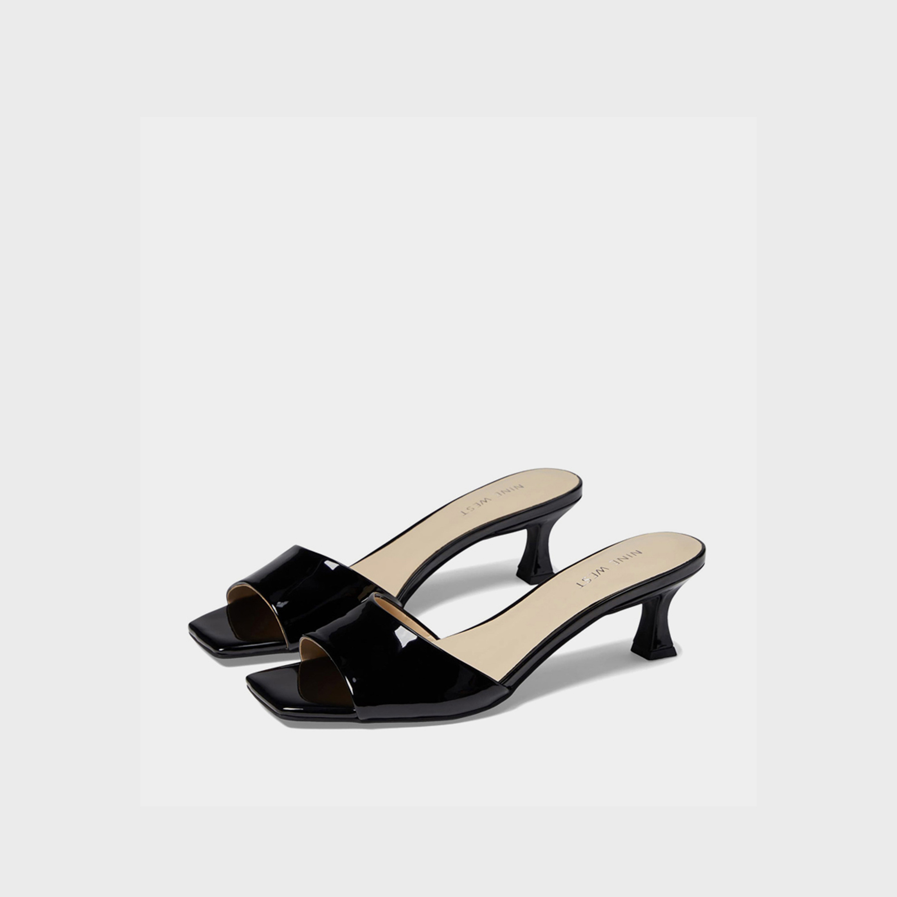 ناين ويست -  حذاء نسائي بكعب صغير سهل الارتداء | WNINYA3-women-shoes-sandals-heeled-image-1