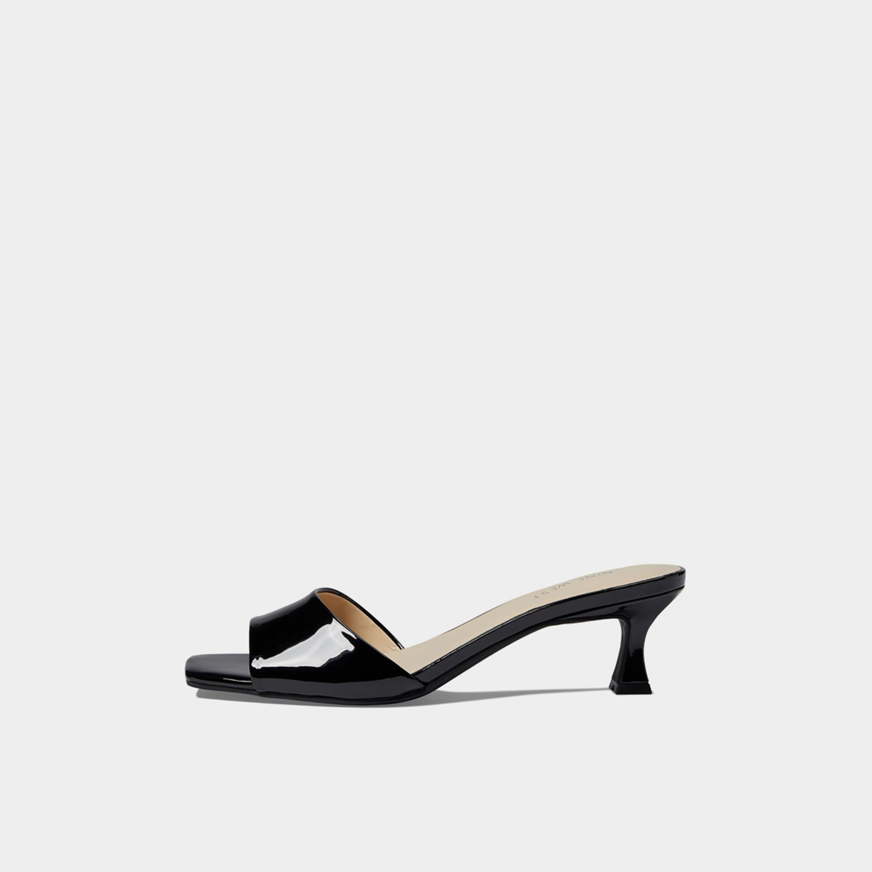 ناين ويست -  حذاء نسائي بكعب صغير سهل الارتداء | WNINYA3-women-shoes-sandals-heeled-image-2