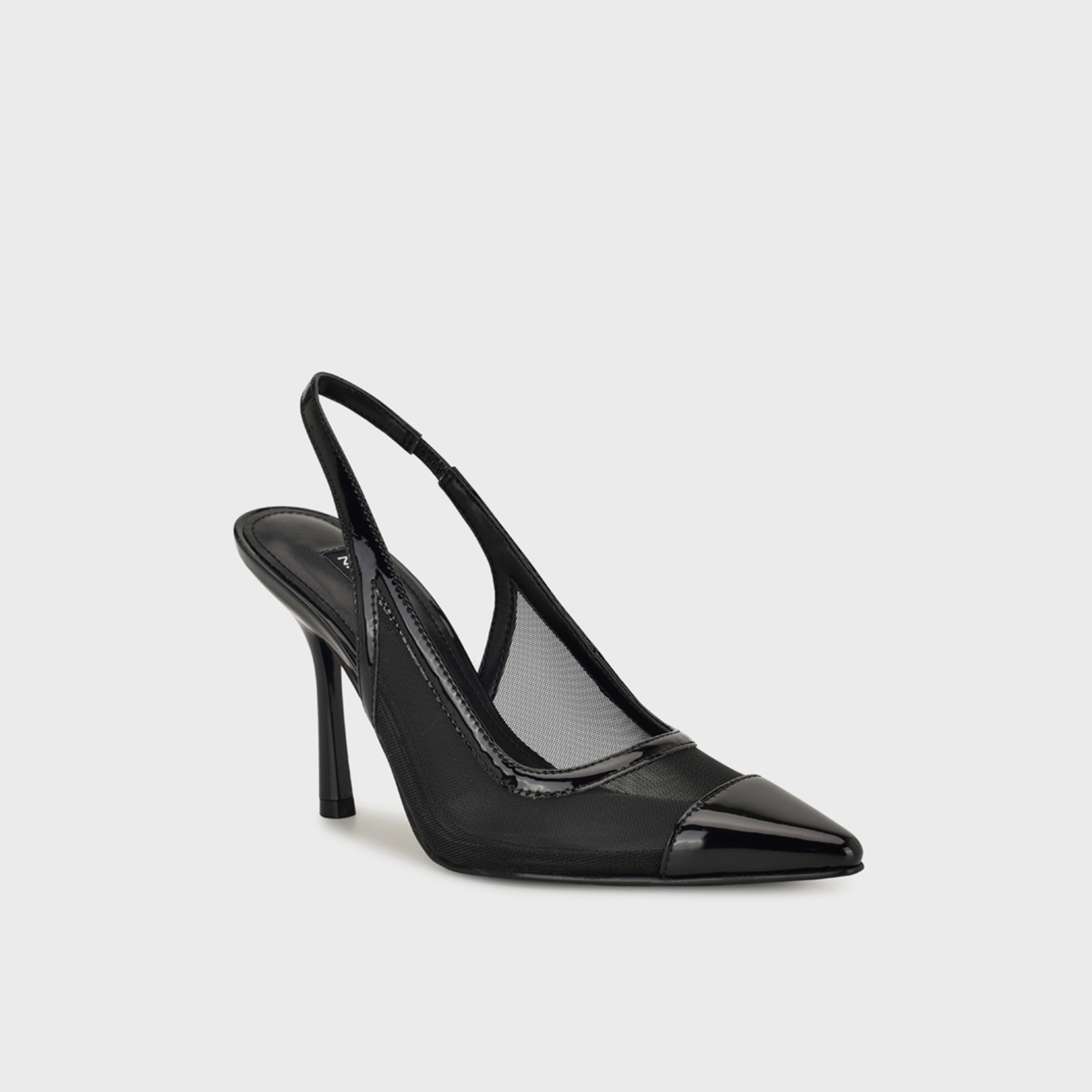 ناين ويست - حذاء نسائي بكعب ستيليتو عالٍ رفيع وحزام مطاطي | WNJERMAINM2-women-shoes-heels-image-1