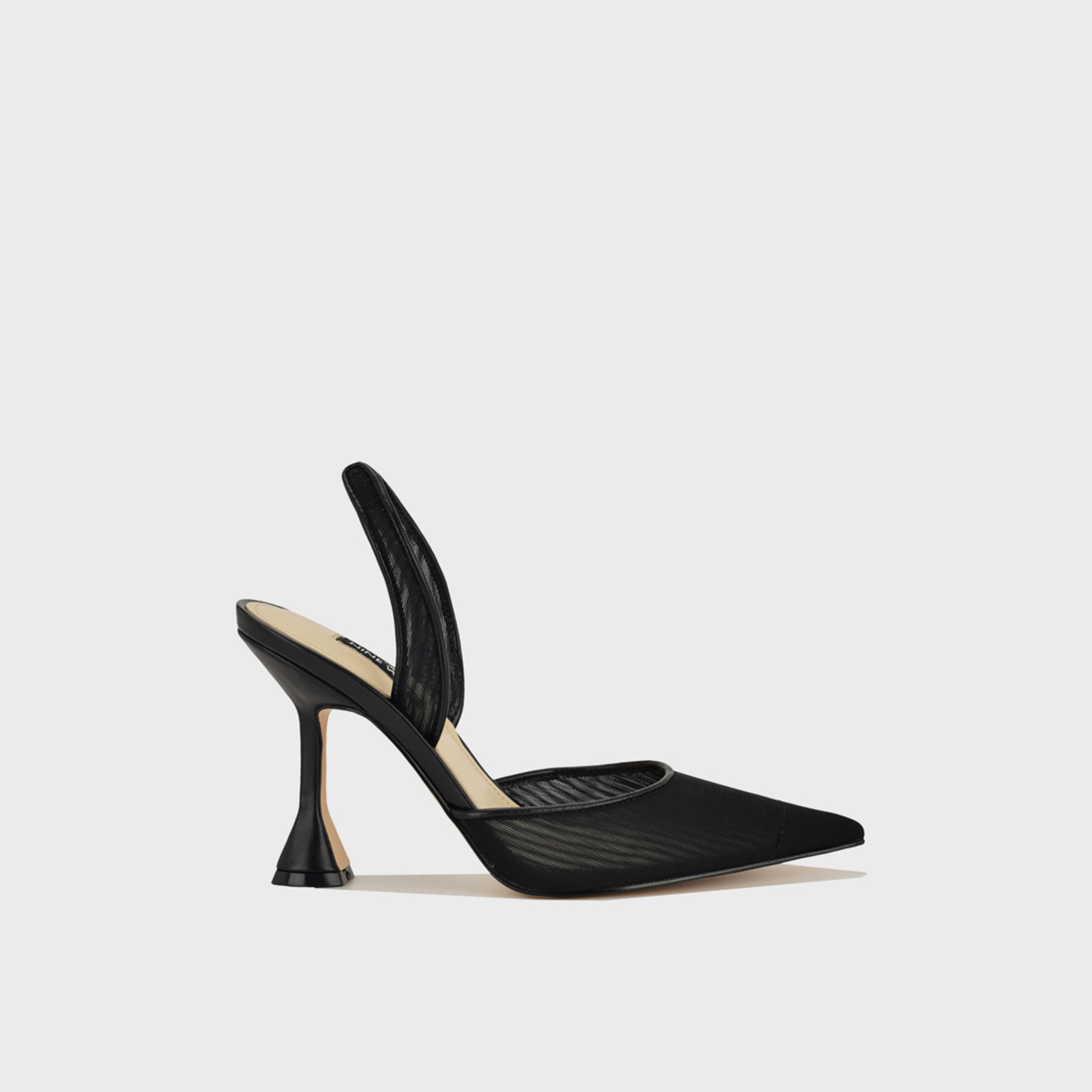 Nine West Women's Elastic Strap Flared Heel Pumps | WNKANSYP2-women-shoes-heels-image-2