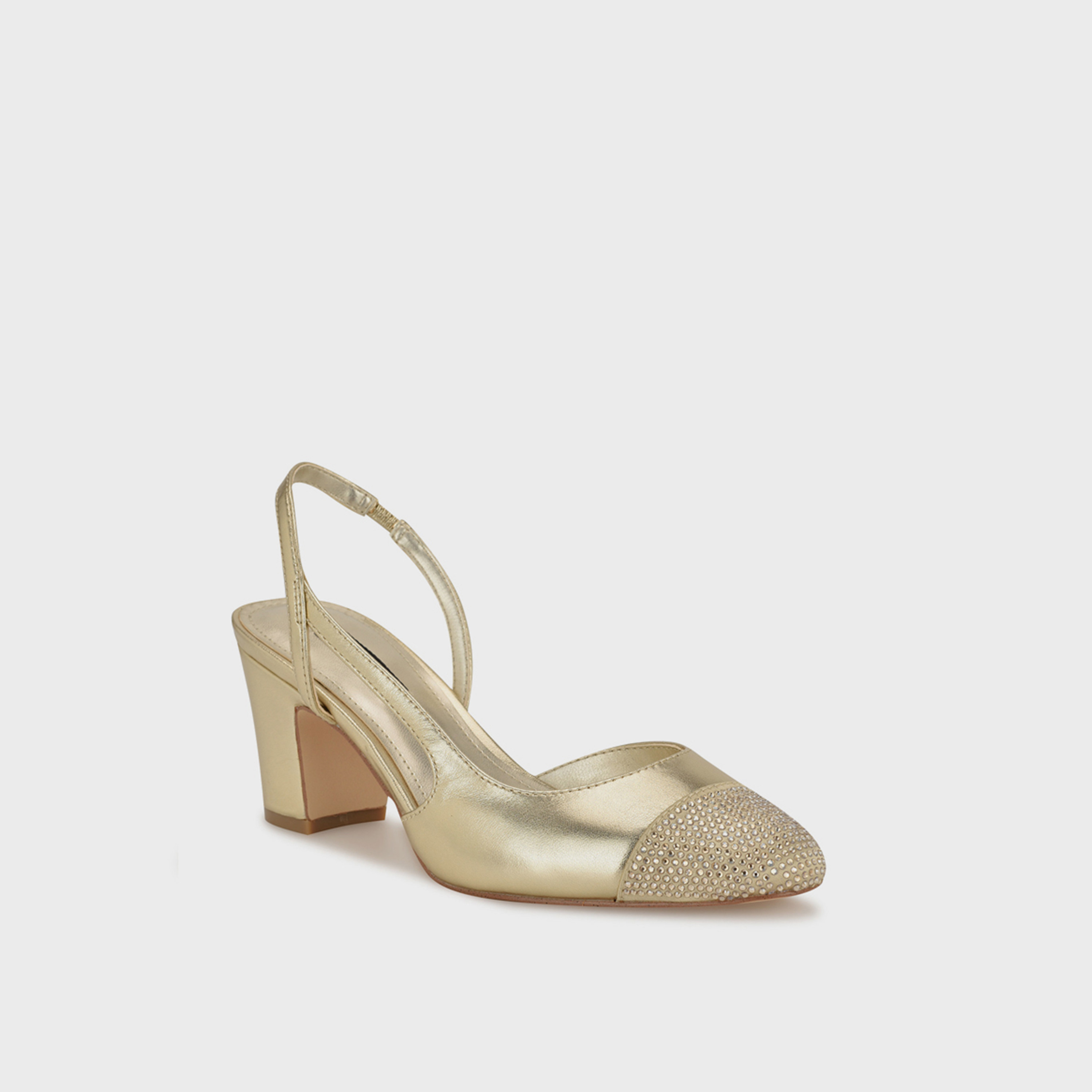 ناين ويست - حذاء بكعب عالٍ وحزام مطاطي للنساء | WNLACROSH-women-shoes-sandals-heeled-image-1