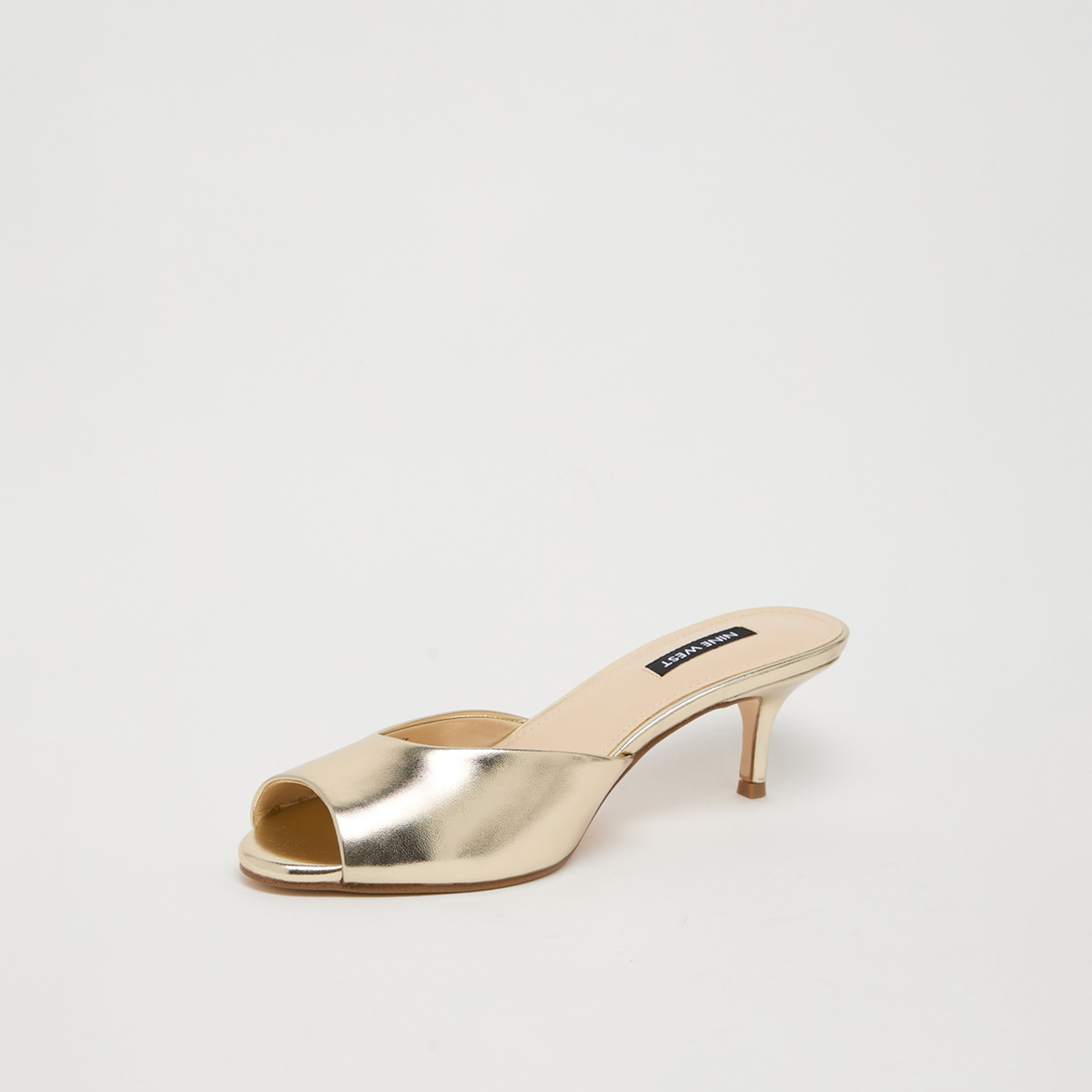 Nine West Women's Slip-On Kitten Heel Sandals | WNLUVLIE3-women-shoes-heels-image-2