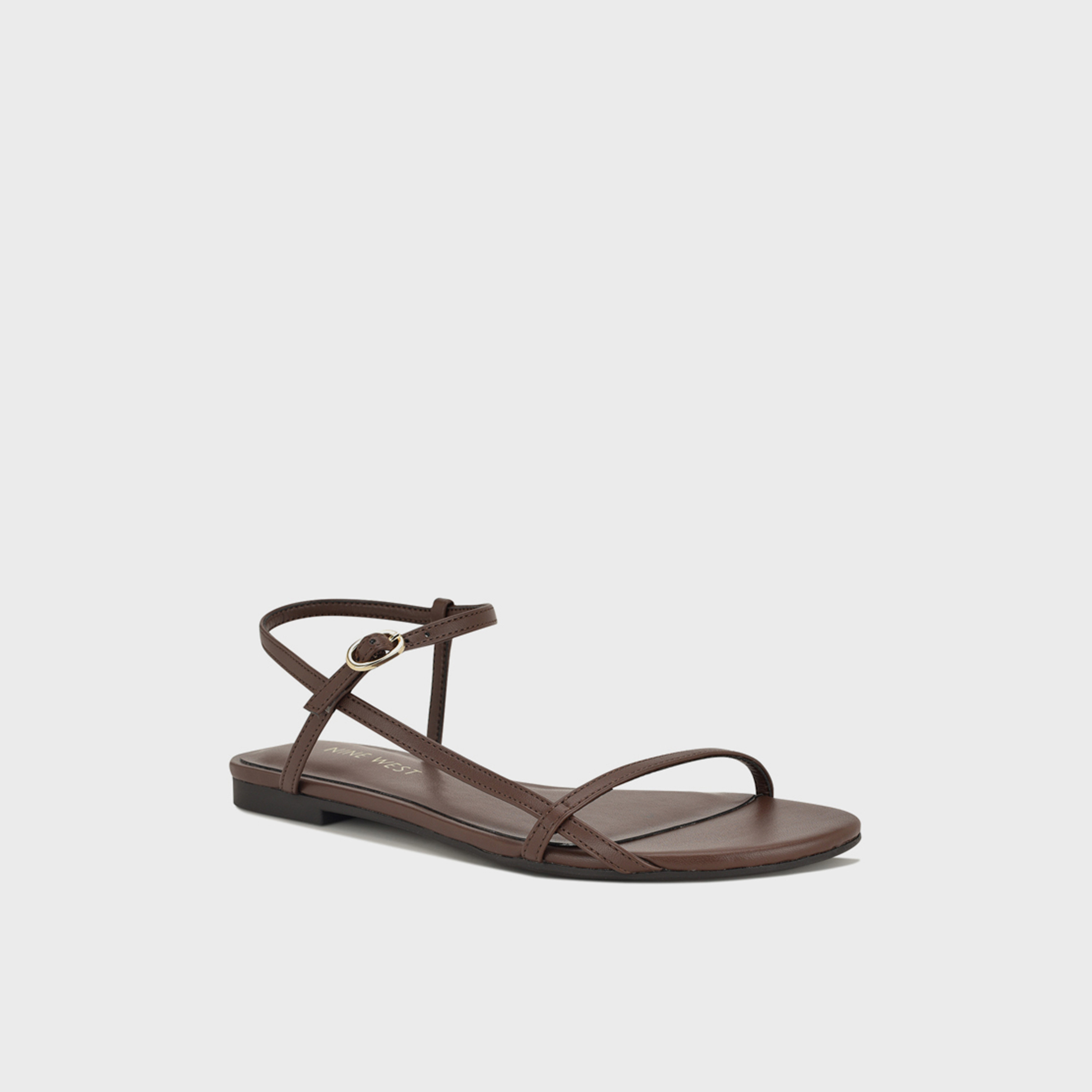 Nine West Women's Buckle Strap Flat Sandals | WNMASOW3-women-shoes-sandals-flats-image-1