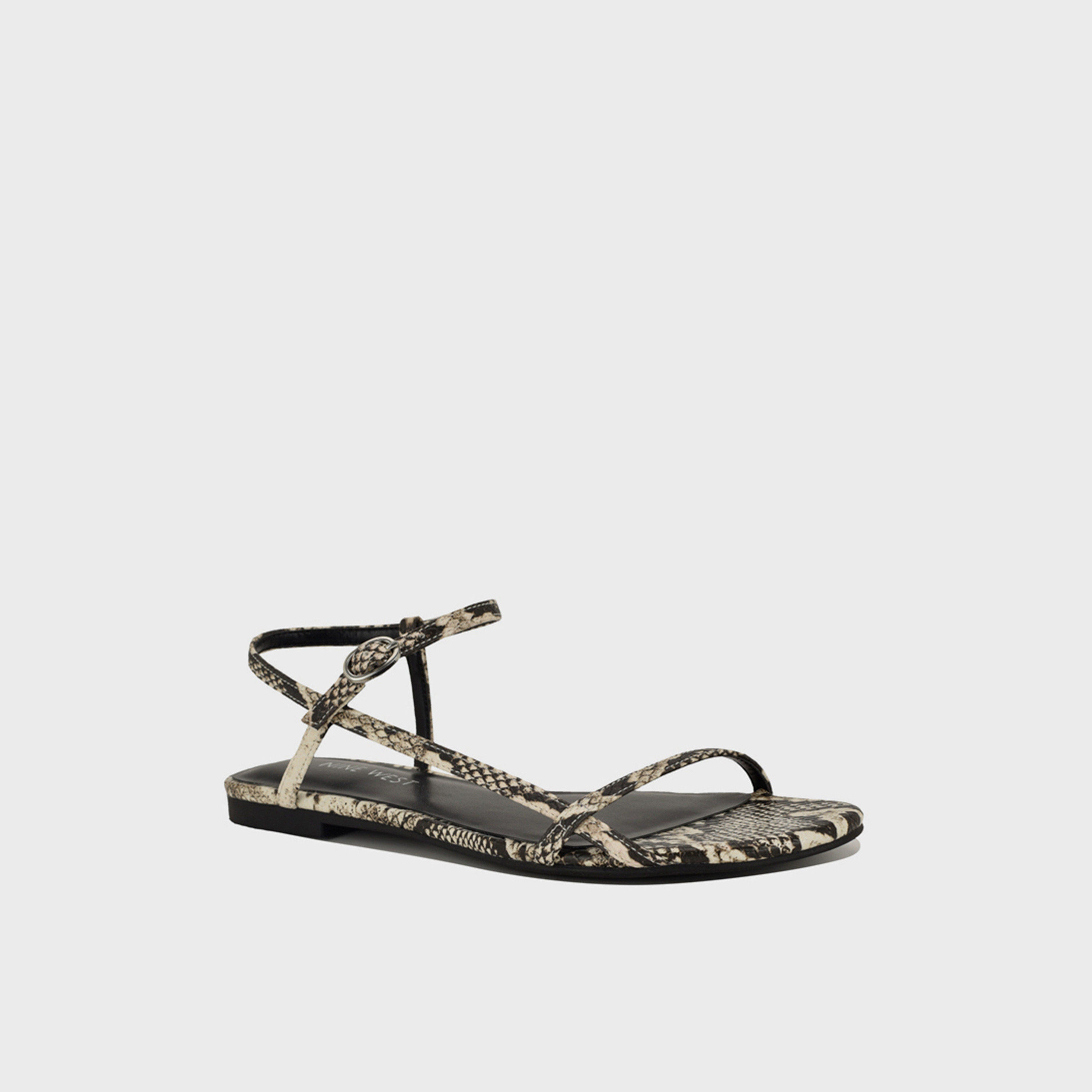 Nine West Women's Buckle Strap Flat Sandals | WNMASOW3-women-shoes-sandals-flats-image-11