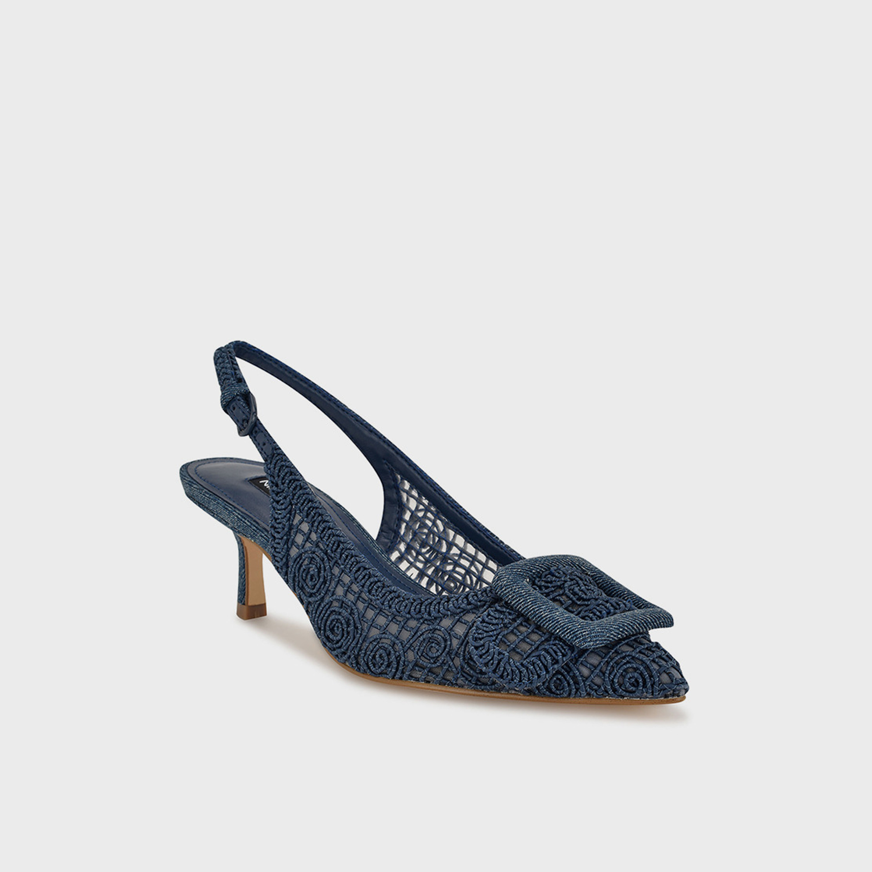 Nine West Women's Buckle Kitten Pumps | WNNOLLA2-women-shoes-heels-image-1