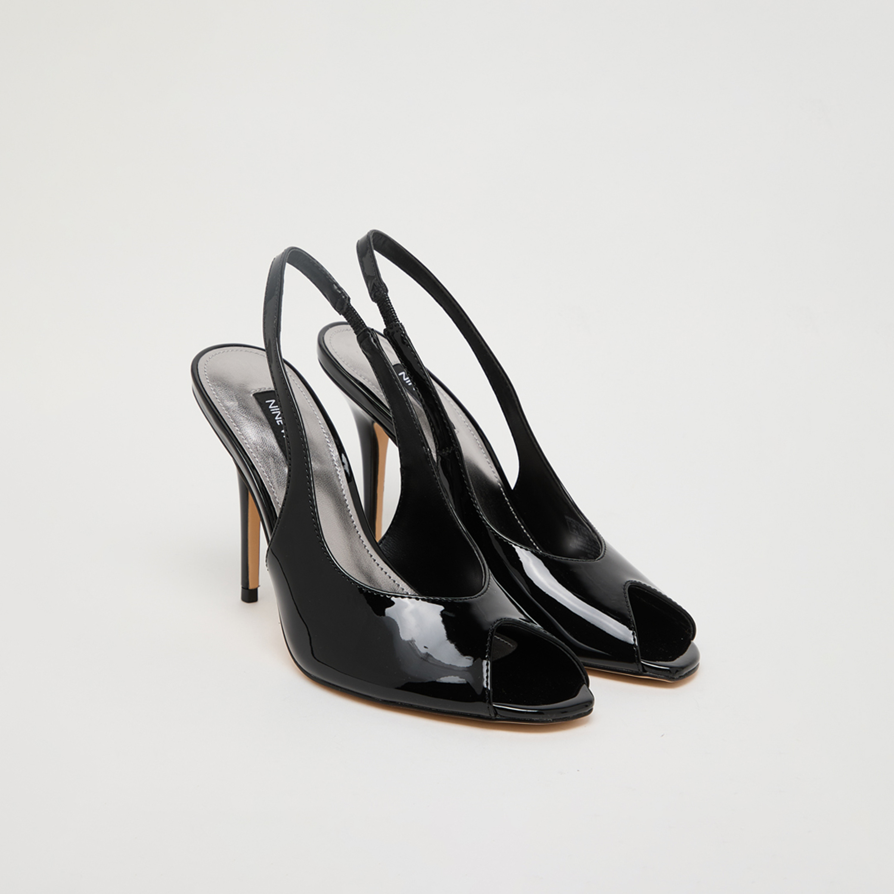 Nine West Women's Elastic Strap Stiletto Heel Sandals | WNPRETTA3-women-shoes-heels-image-1