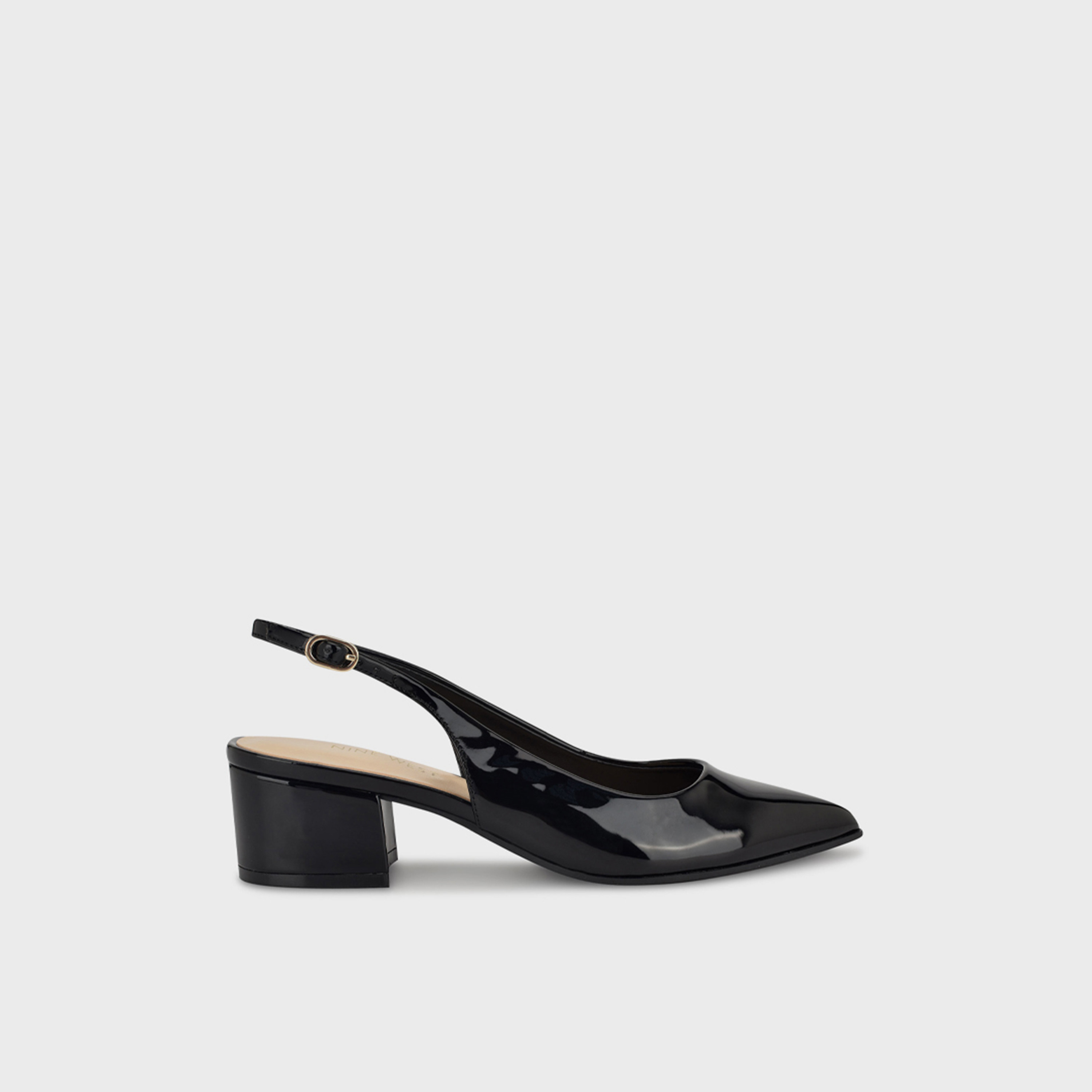 Nine West Women's Buckle Strap Block Pumps | WNPRIZA3-women-shoes-heels-image-2