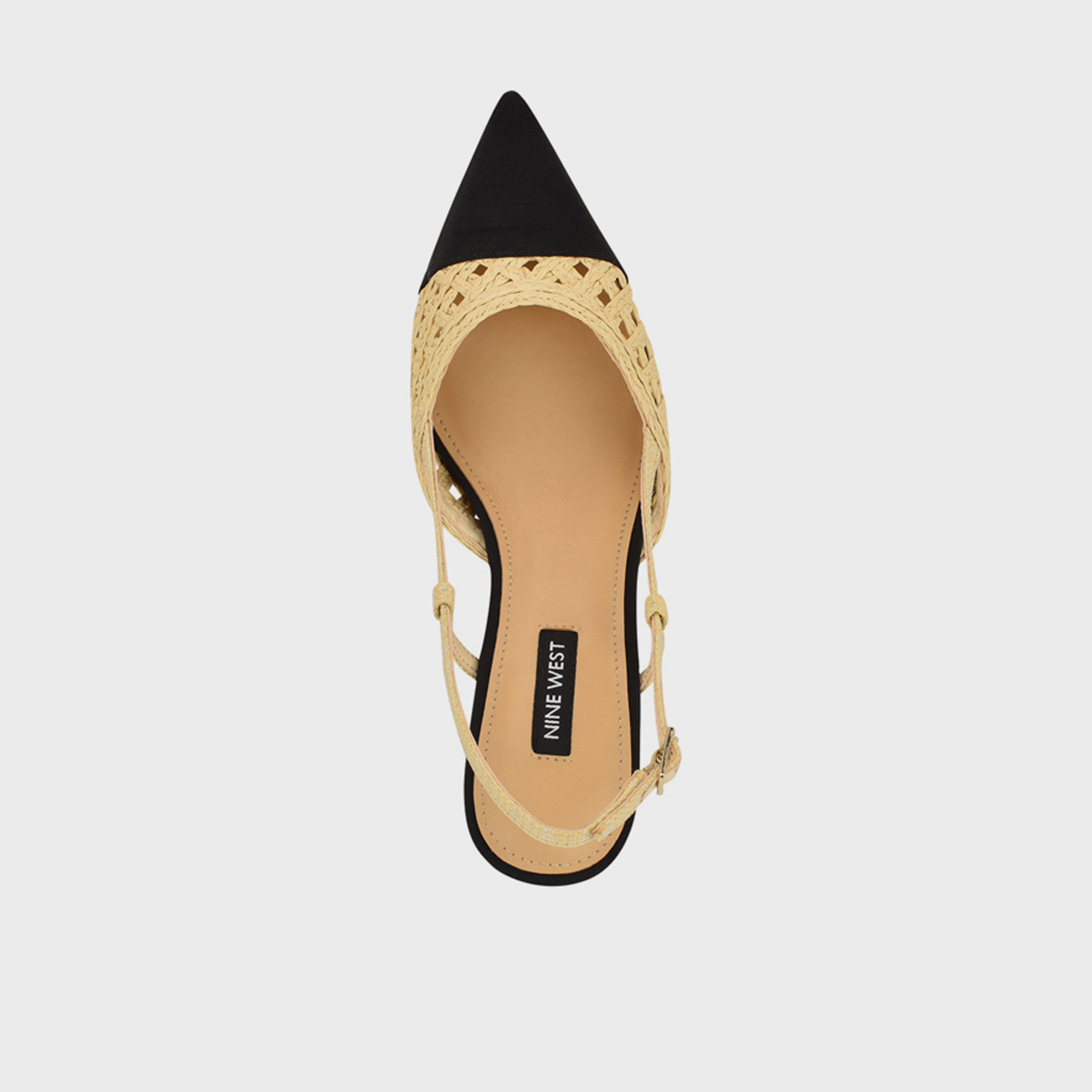 ناين ويست -  حذاء نسائي بكعب صغير مزينة بإبزيم | WNRAILEN2-women-shoes-heels-image-4