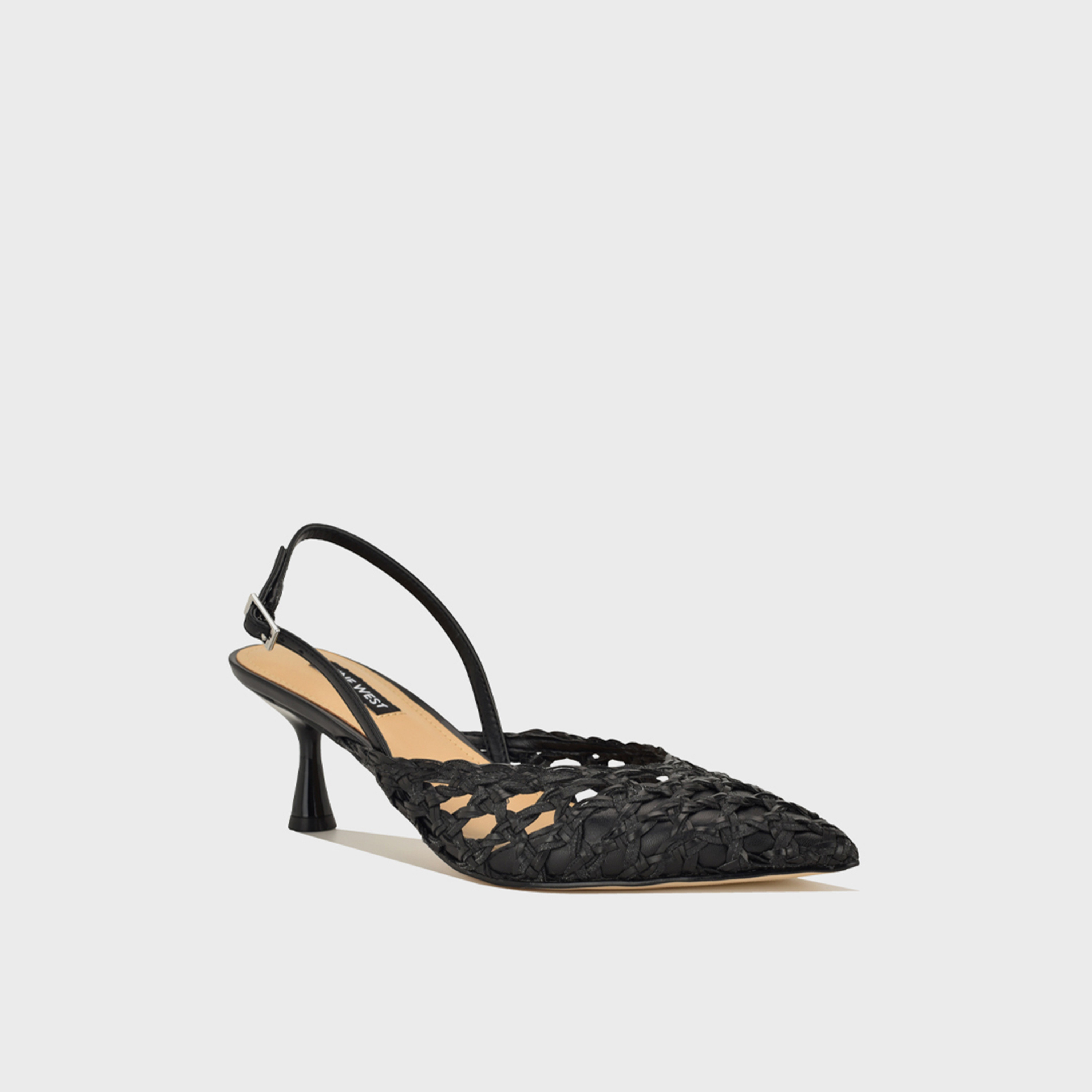 ناين ويست - حذاء نسائي بكعب صغير بإبزيم | WNRANDELA2-women-shoes-heels-image-1