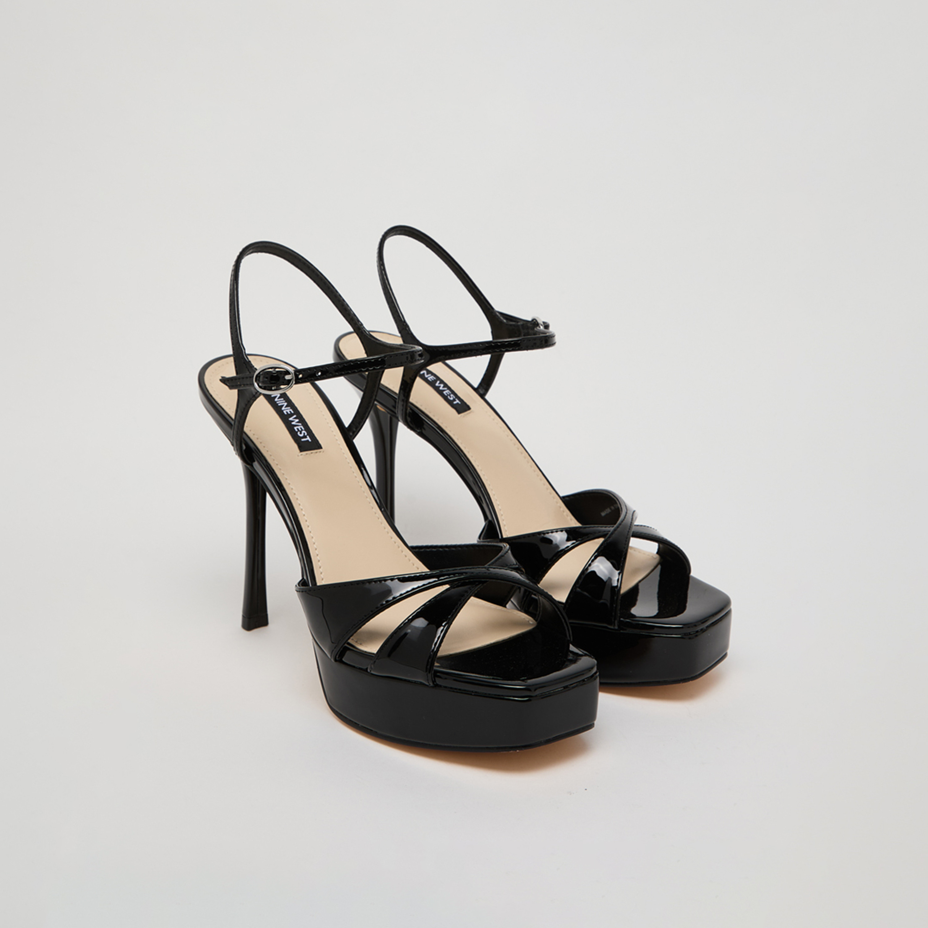 Nine West Women's Buckle Strap Stiletto Heel Sandals | WNTATES3-women-shoes-heels-image-1