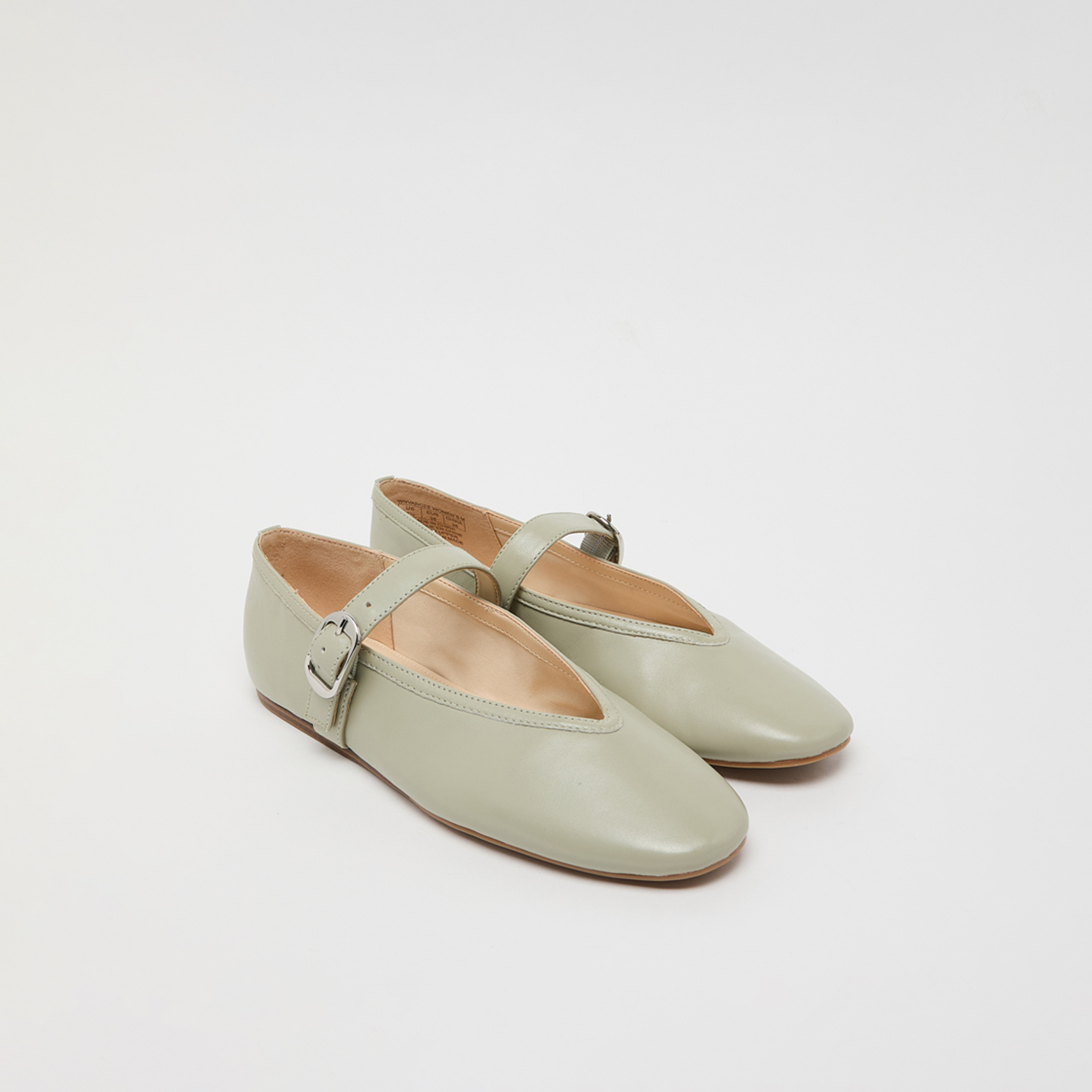 ناين ويست - حذاء ماري جين مسطح بإبزيم للنساء | WNVANCEE-women-shoes-ballerinas-image-5