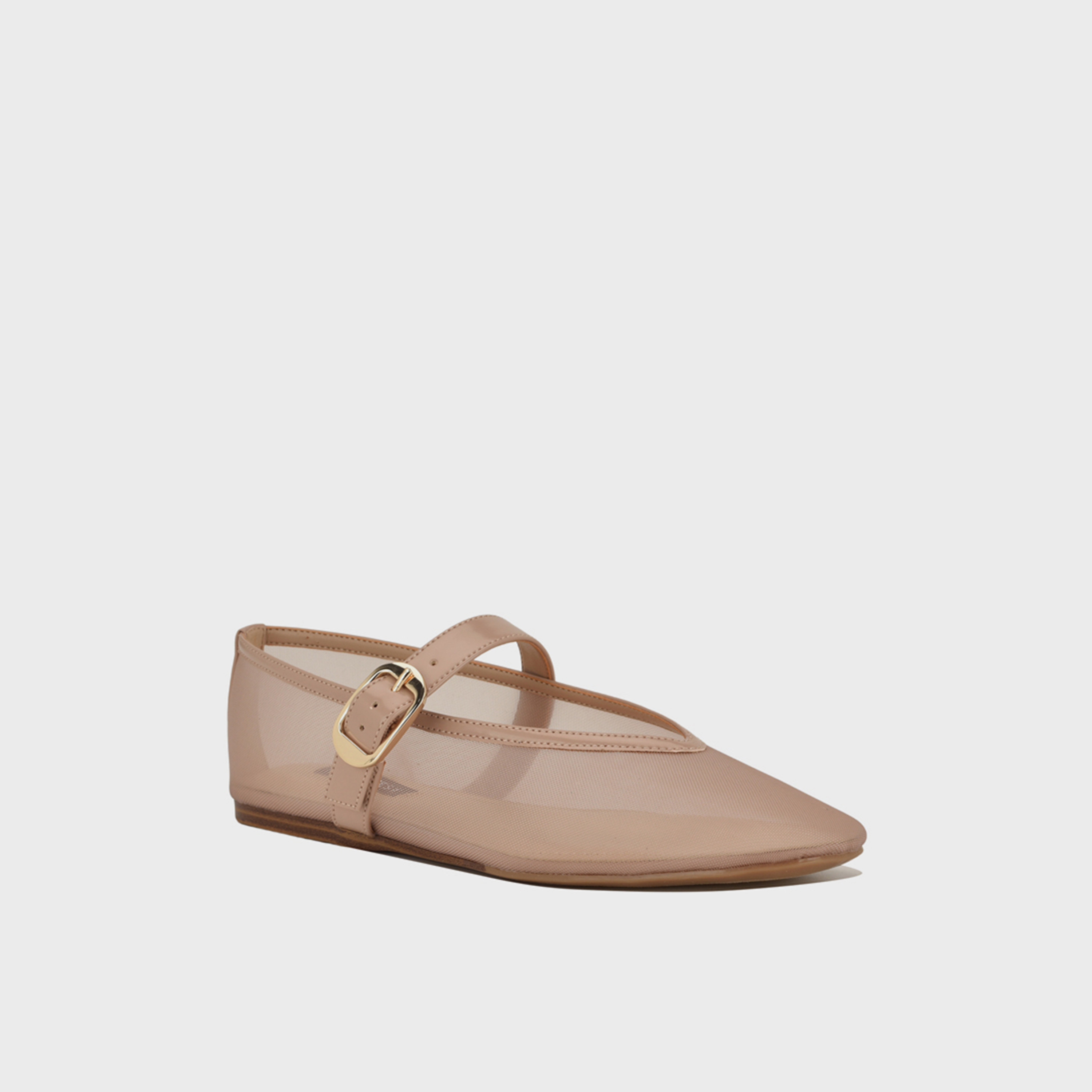 ناين ويست - حذاء ماري جين مسطح بحزام إبزيم للنساء | WNVANCEEN2-women-shoes-ballerinas-image-1