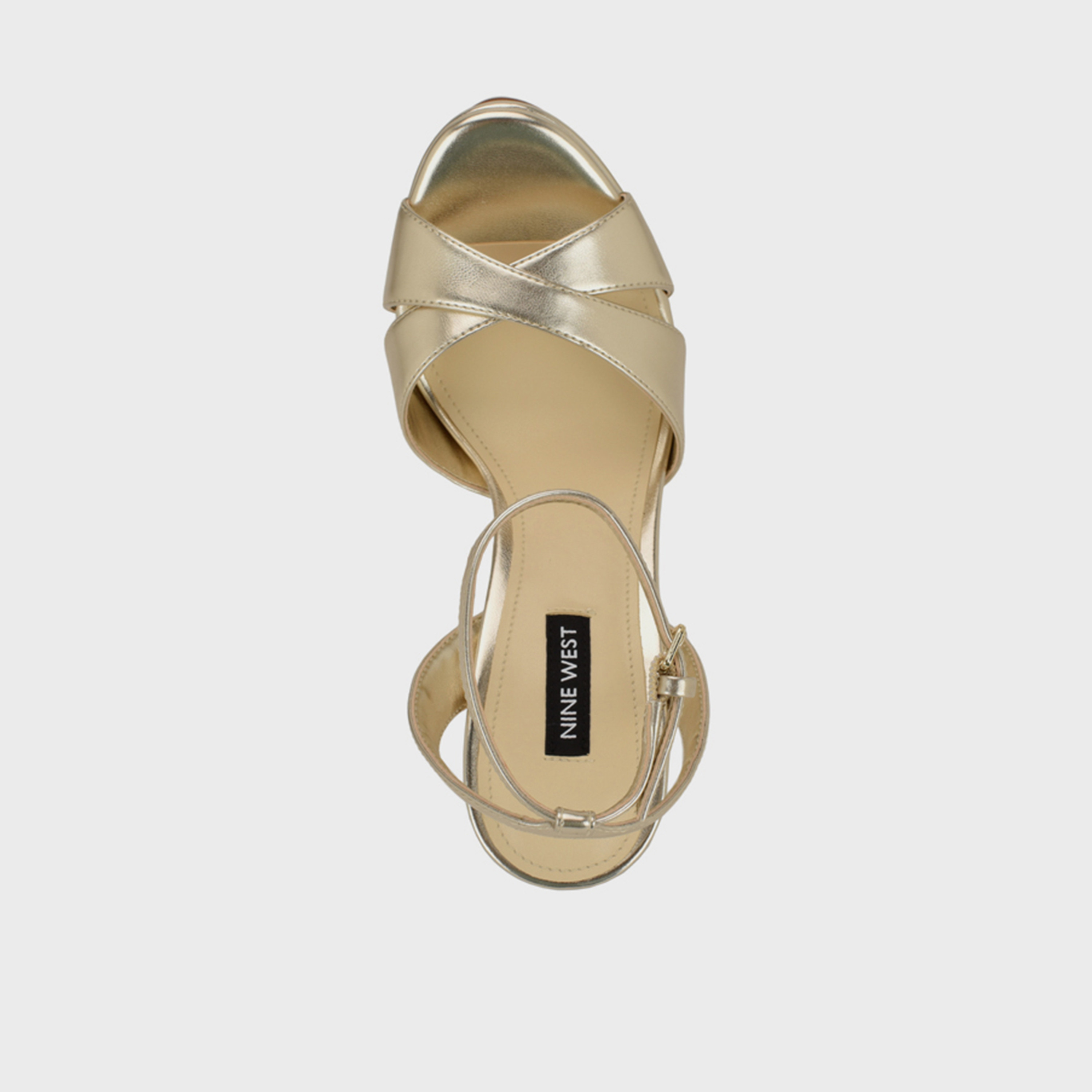 ناين ويست - صندل نسائي بكعب عريض وحزام بإبزيم | WNWILDA3-women-shoes-heels-image-4